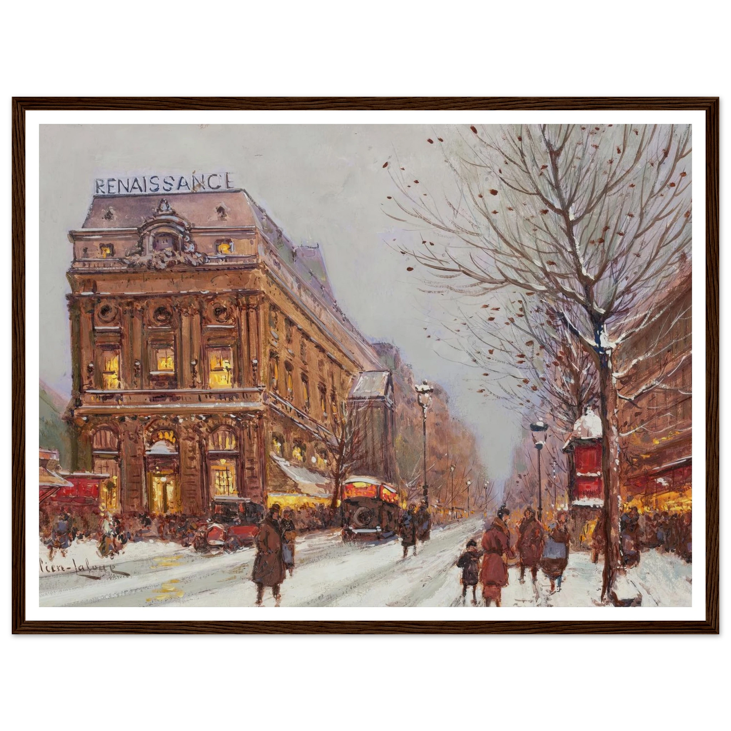 Théâtre de la Renaissance Art Print | Eugene Galien Laloue-Quipham Collections