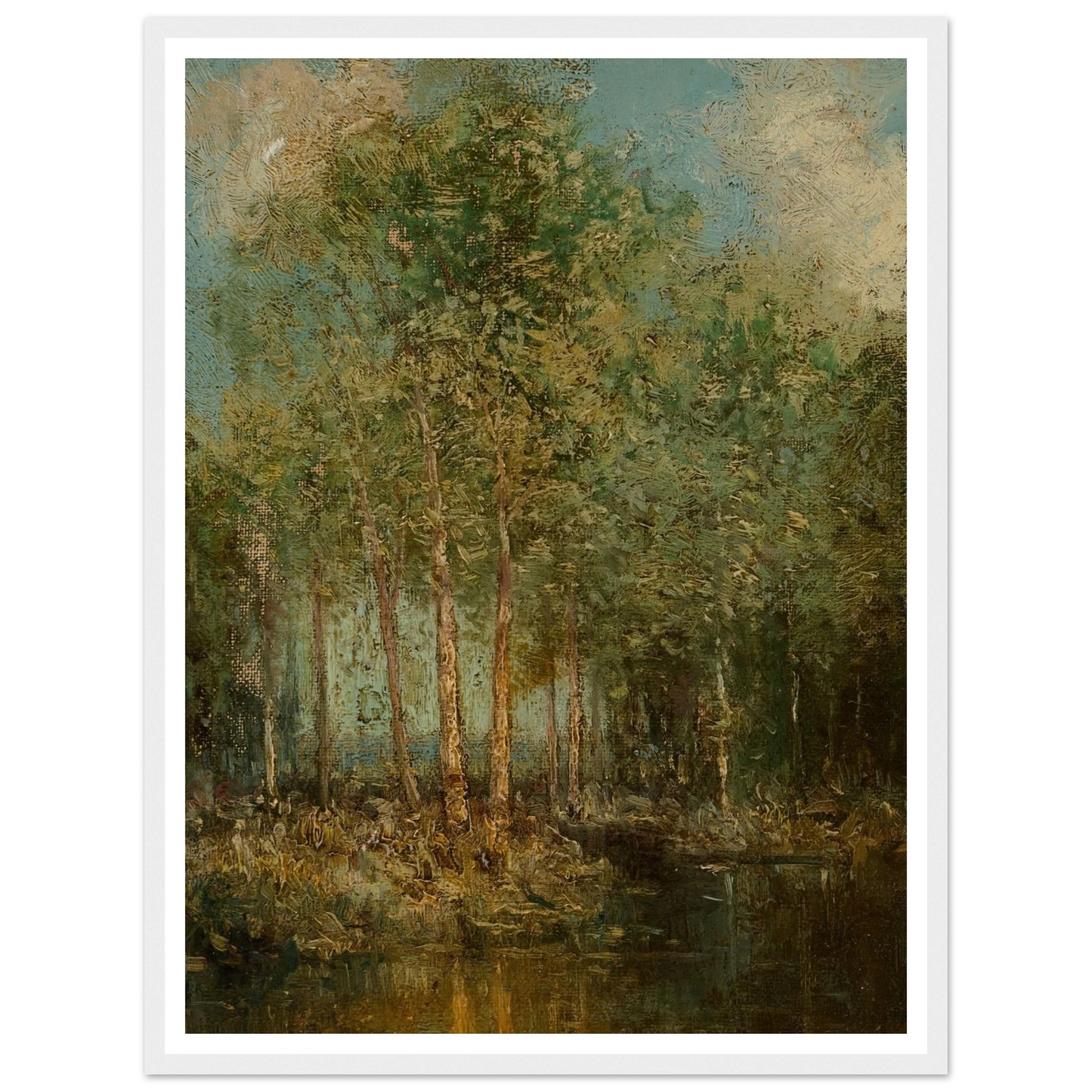 The Woodland Glade, Maine (1909) Art Print | Julian Onderdonk-Quipham Collections