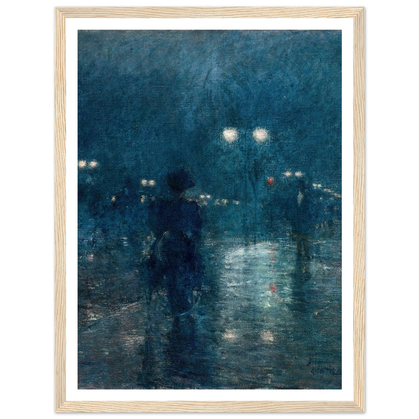 Fifth Avenue Nocturne (c. 1895) Art Print | Childe Hassam-Quipham Collections