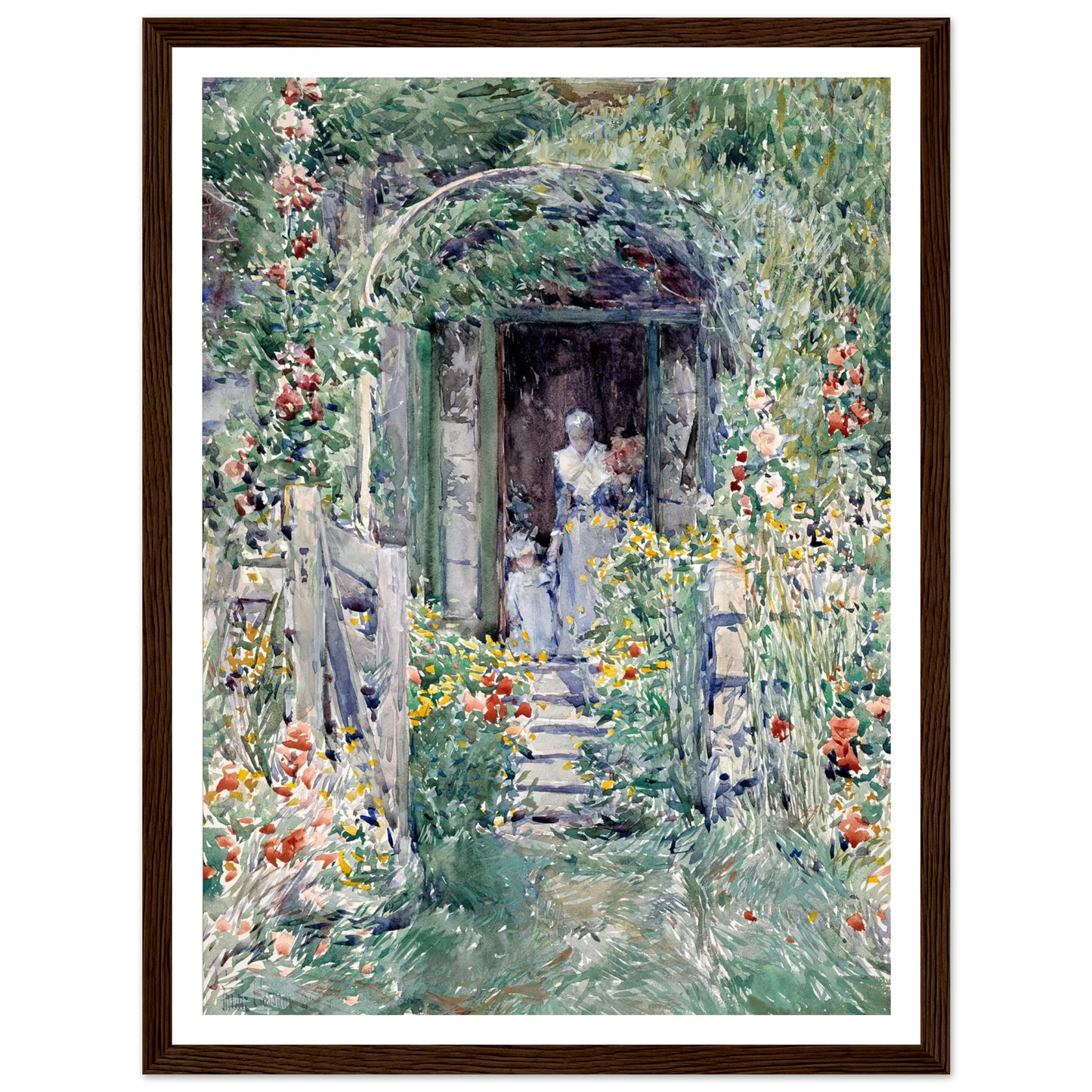 The Garden in Its Glory (1892) Art Print | Childe Hassam-Quipham Collections
