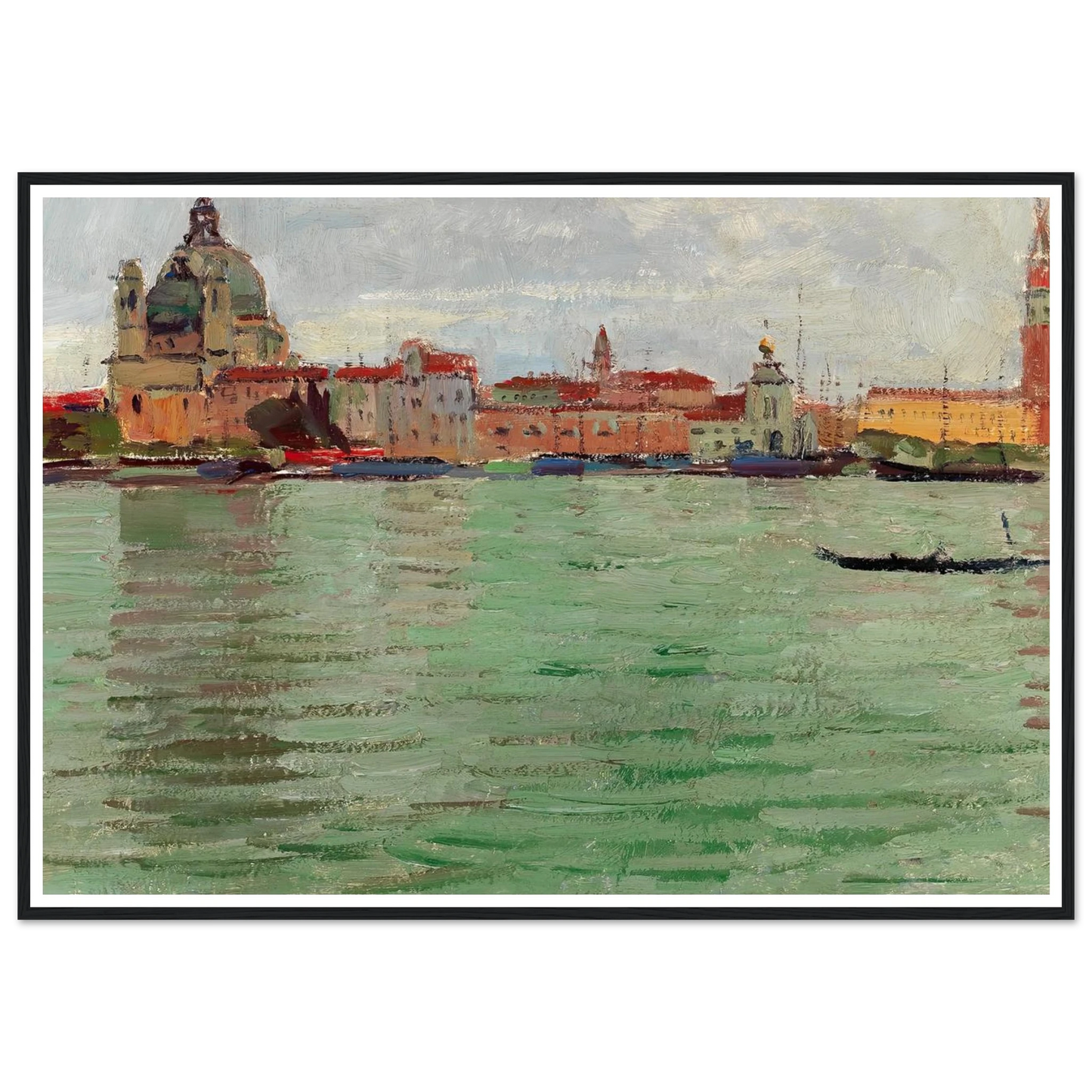 Venice, Santa Maria della Salute and Campanile di San Marco (c. 1922) Art Print | Carl Moll-Quipham Collections