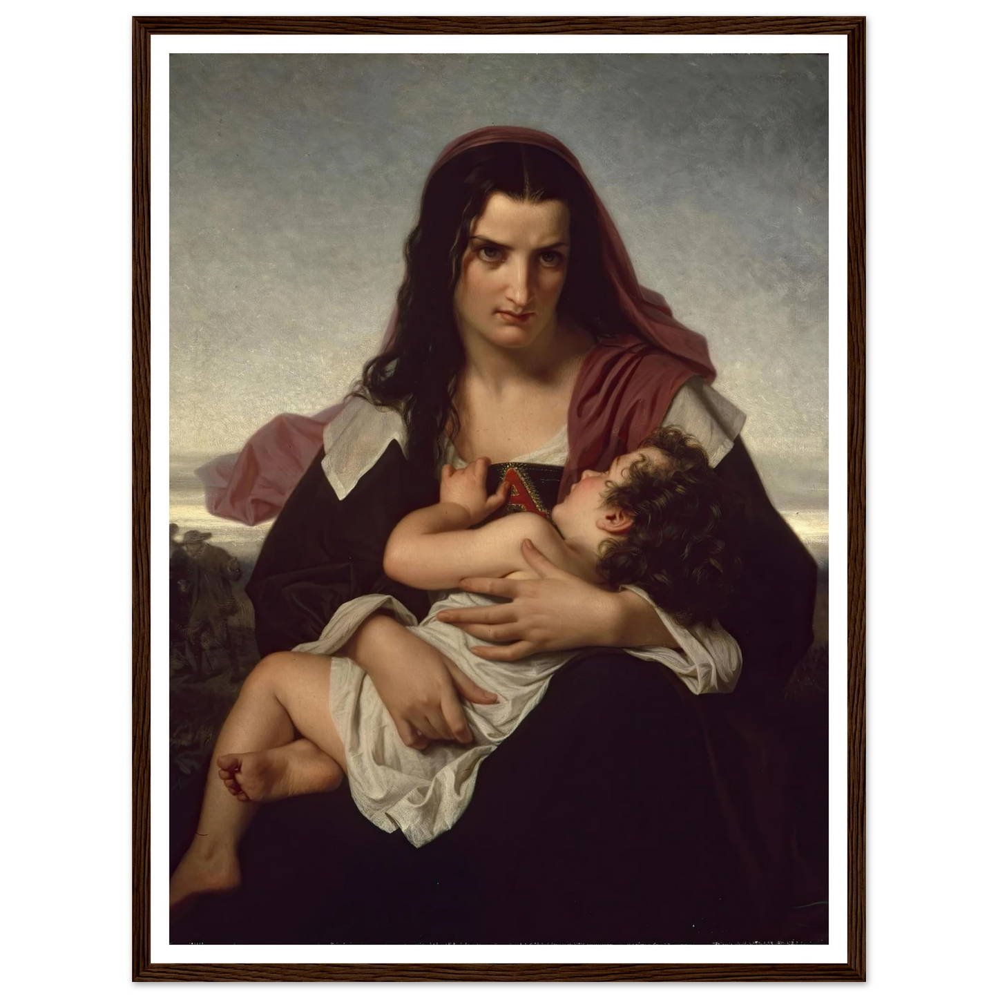 The Scarlet Letter (1861) Art Print | Hugues Merle-Quipham Collections