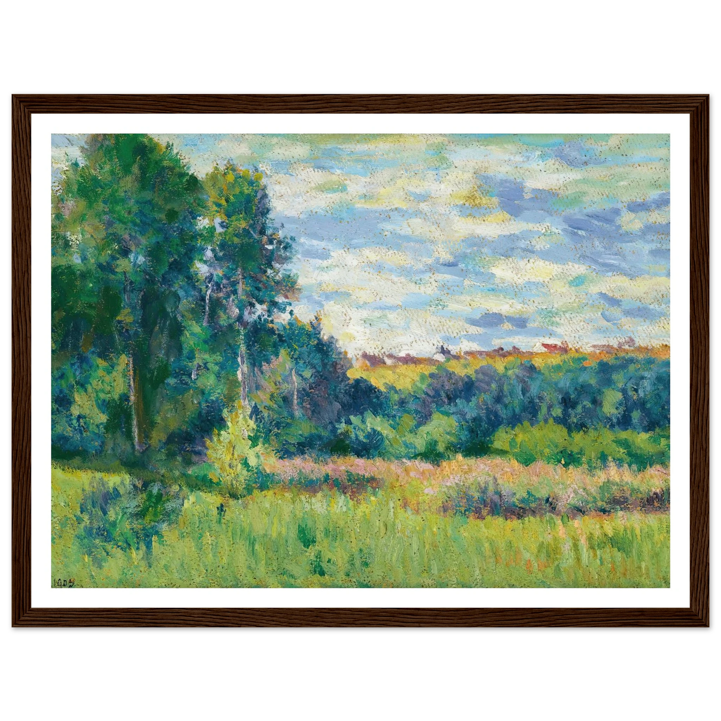 Paysage (1903) Art Print | Maximilien Luce-Quipham Collections