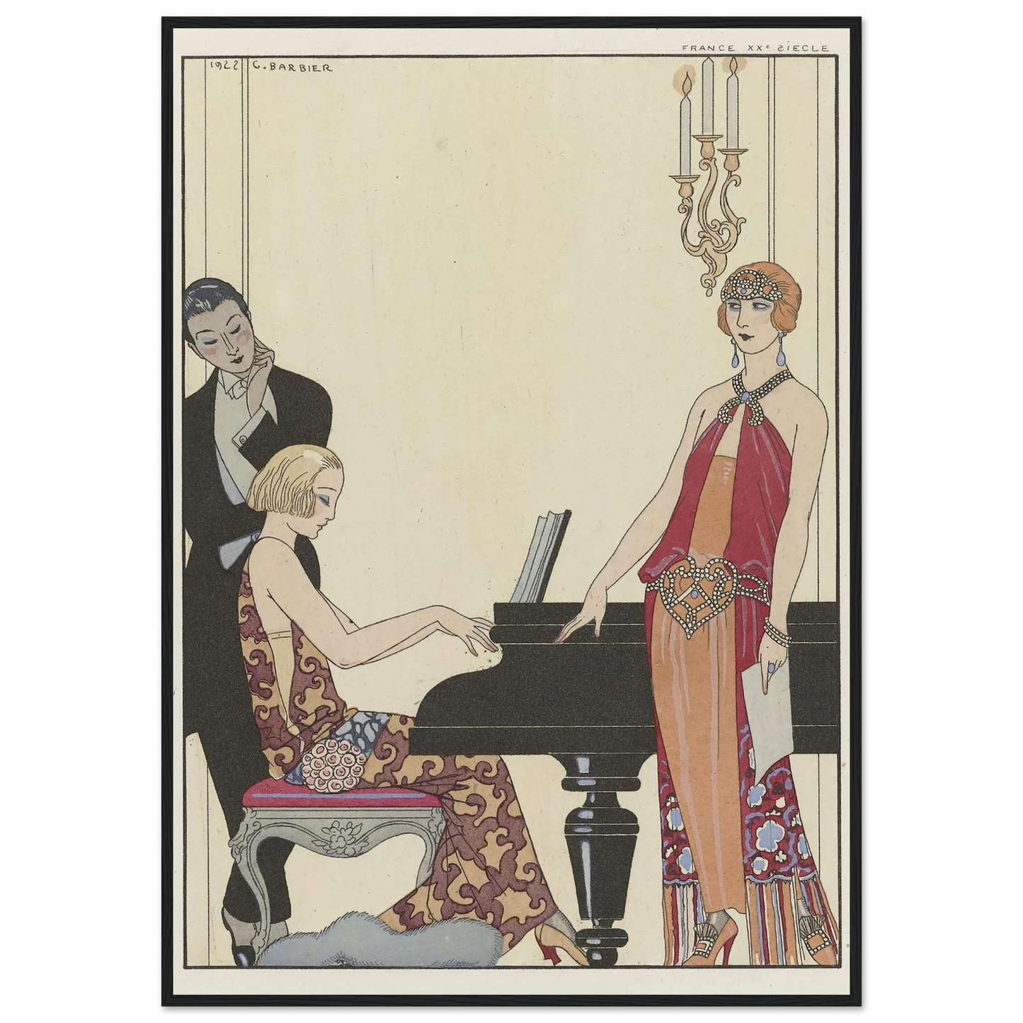 Incantation (1923) Art Print | George Barbier-Quipham Collections