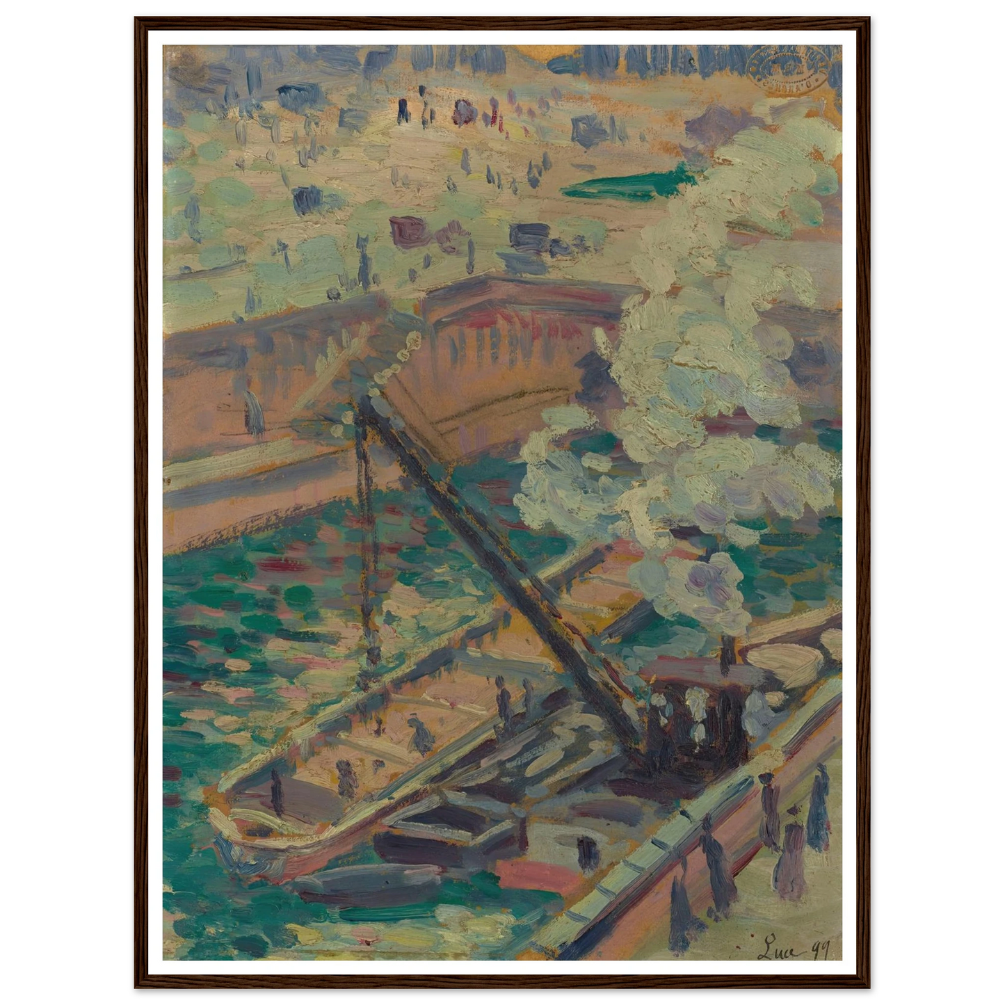 Pochade pour Notre-Dame (1899) Art Print | Maximilien Luce-Quipham Collections