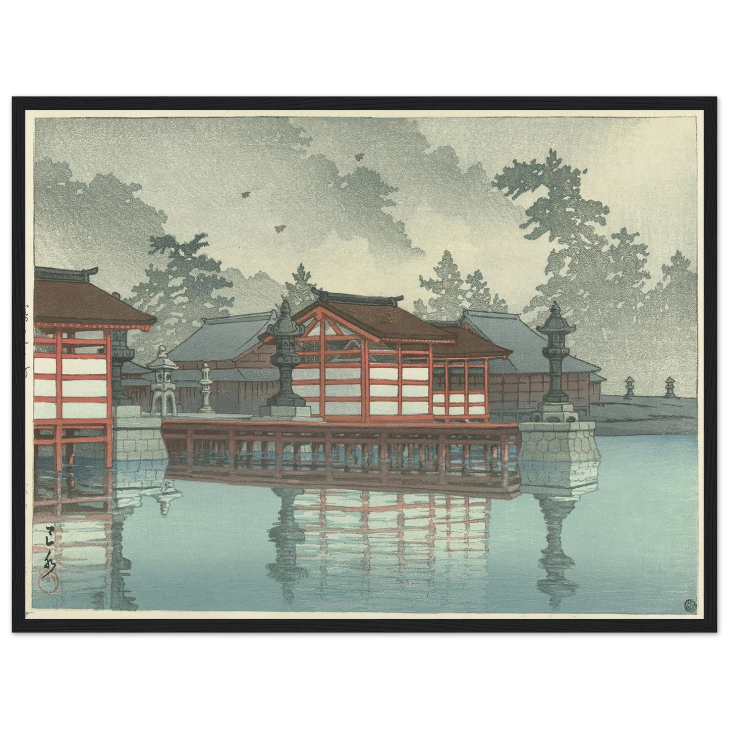 Kiri no Miyajima (Miyajima in mist) (1947) Art Print | Kawase Hasui-Quipham Collections