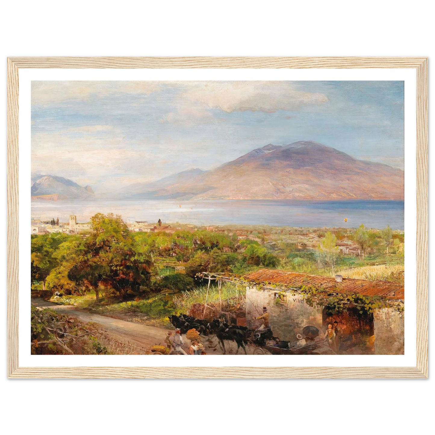 Osteria near Naples Art Print | Oswald Achenbach-Quipham Collections