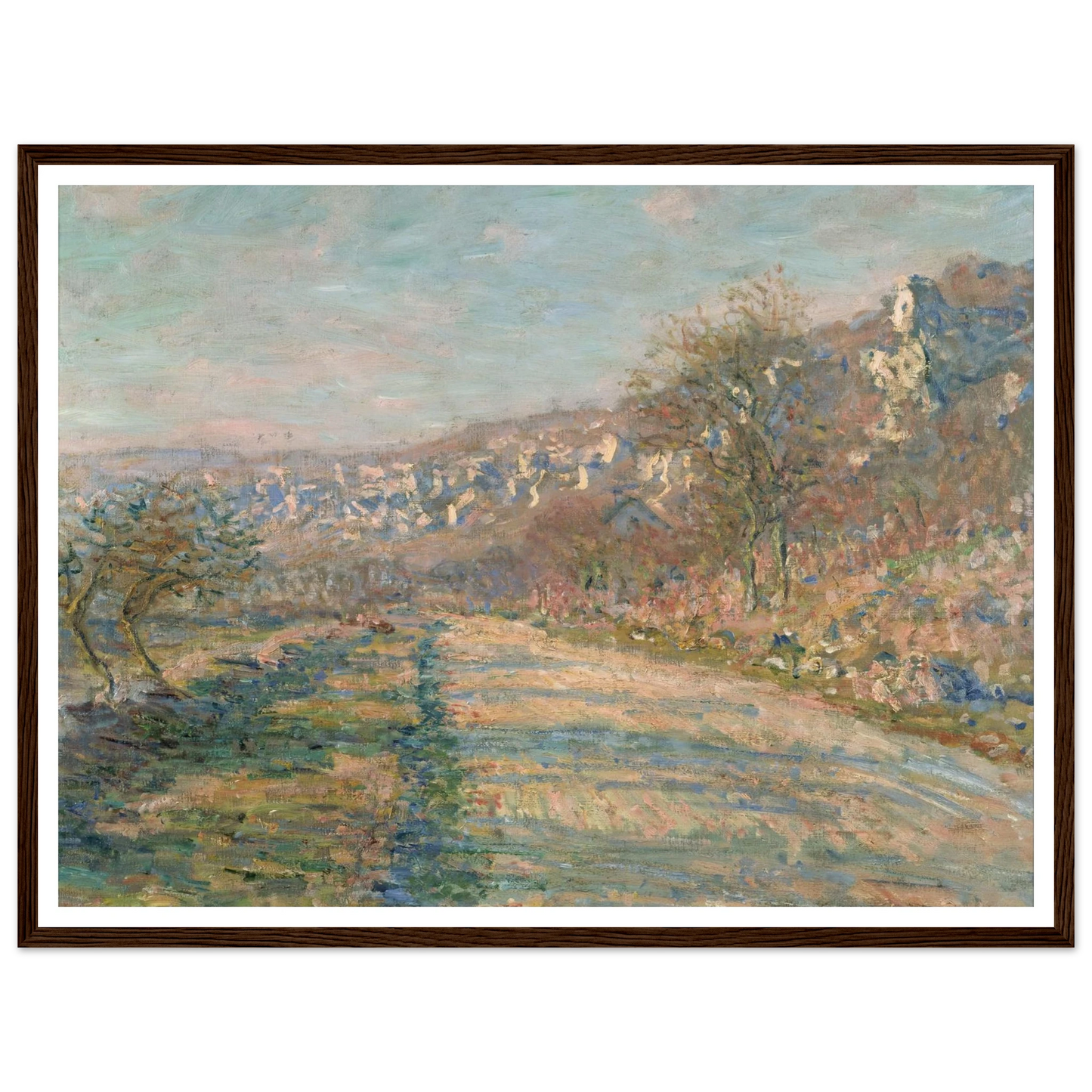 Road of La Roche-Guyon (1880) Art Print | Claude Monet-Quipham Collections