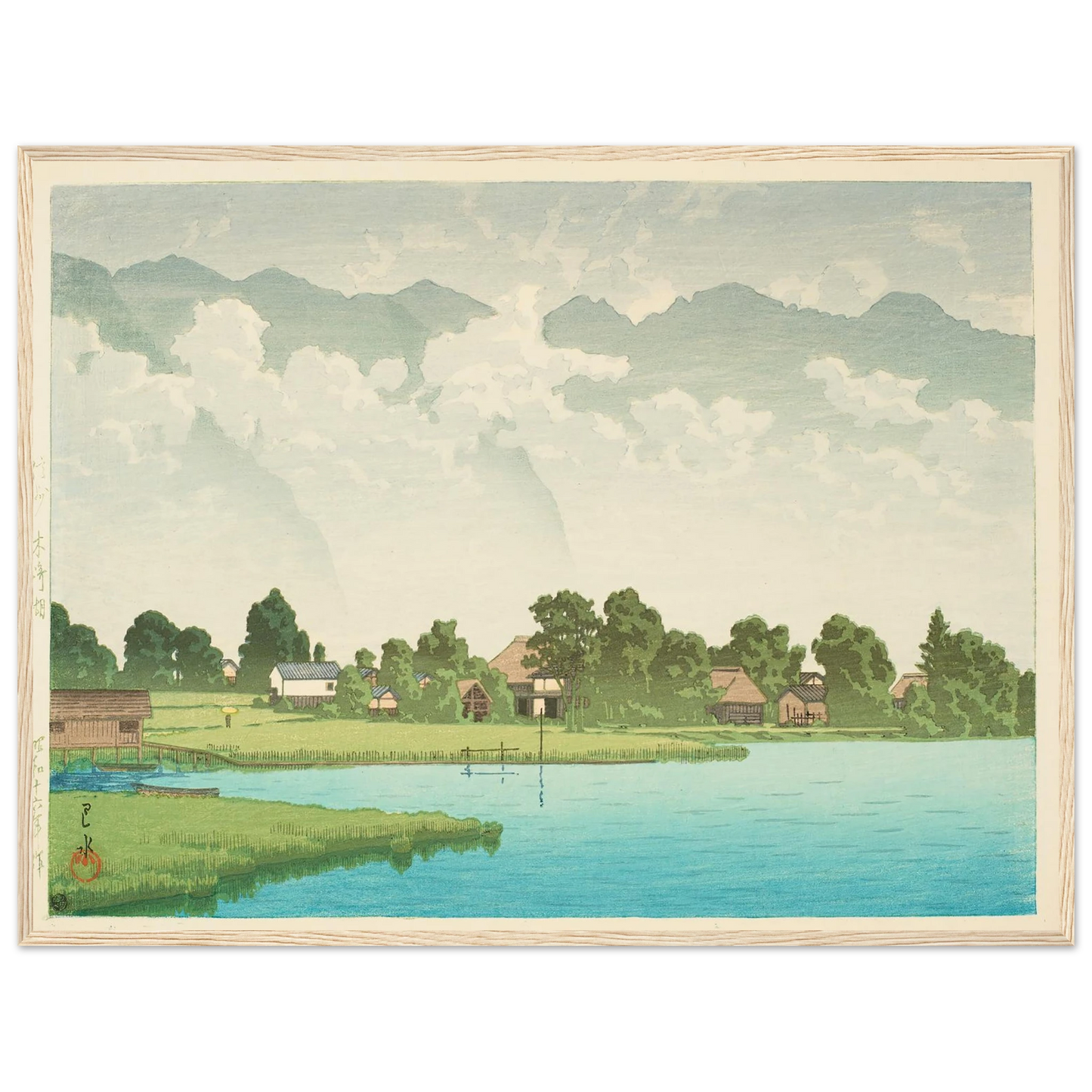 Shinshu Kizakiko (Kizaki Lake in Shinshu) (1941) Art Print | Kawase Hasui-Quipham Collections