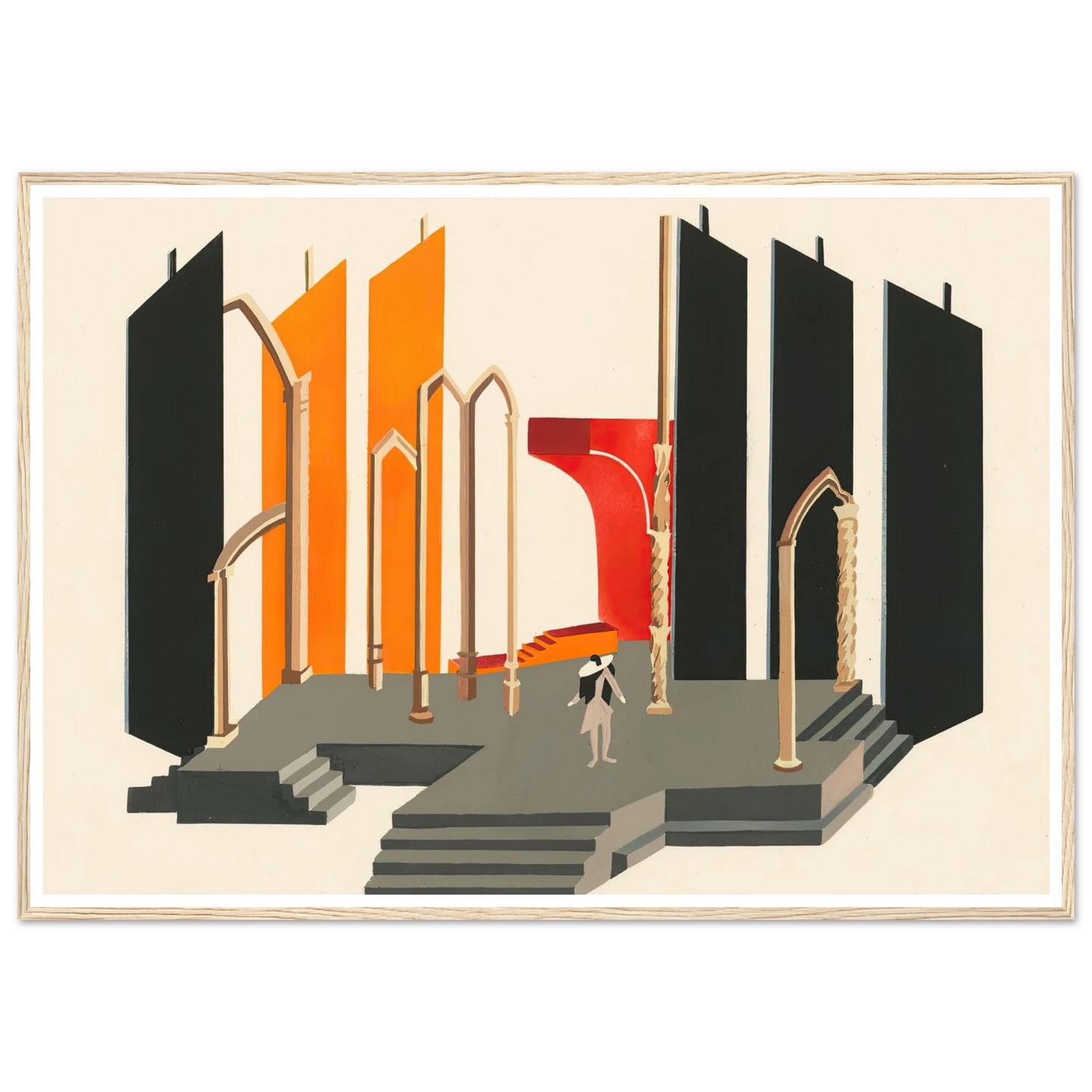 Maquettes dé Théatre 2 Art Print | Alexandra Exter-Quipham Collections