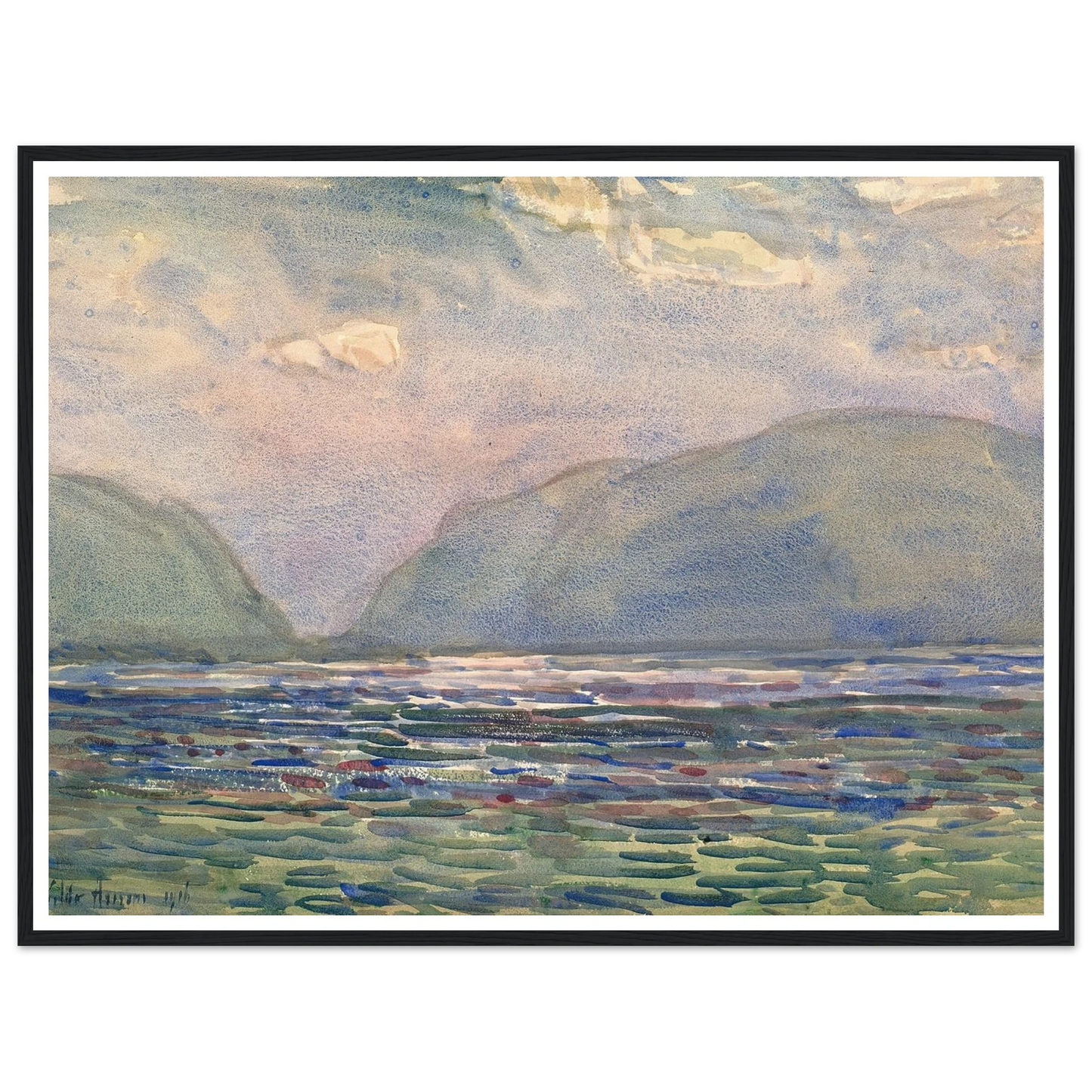 Noon above Newburgh (1916) Art Print | Childe Hassam-Quipham Collections