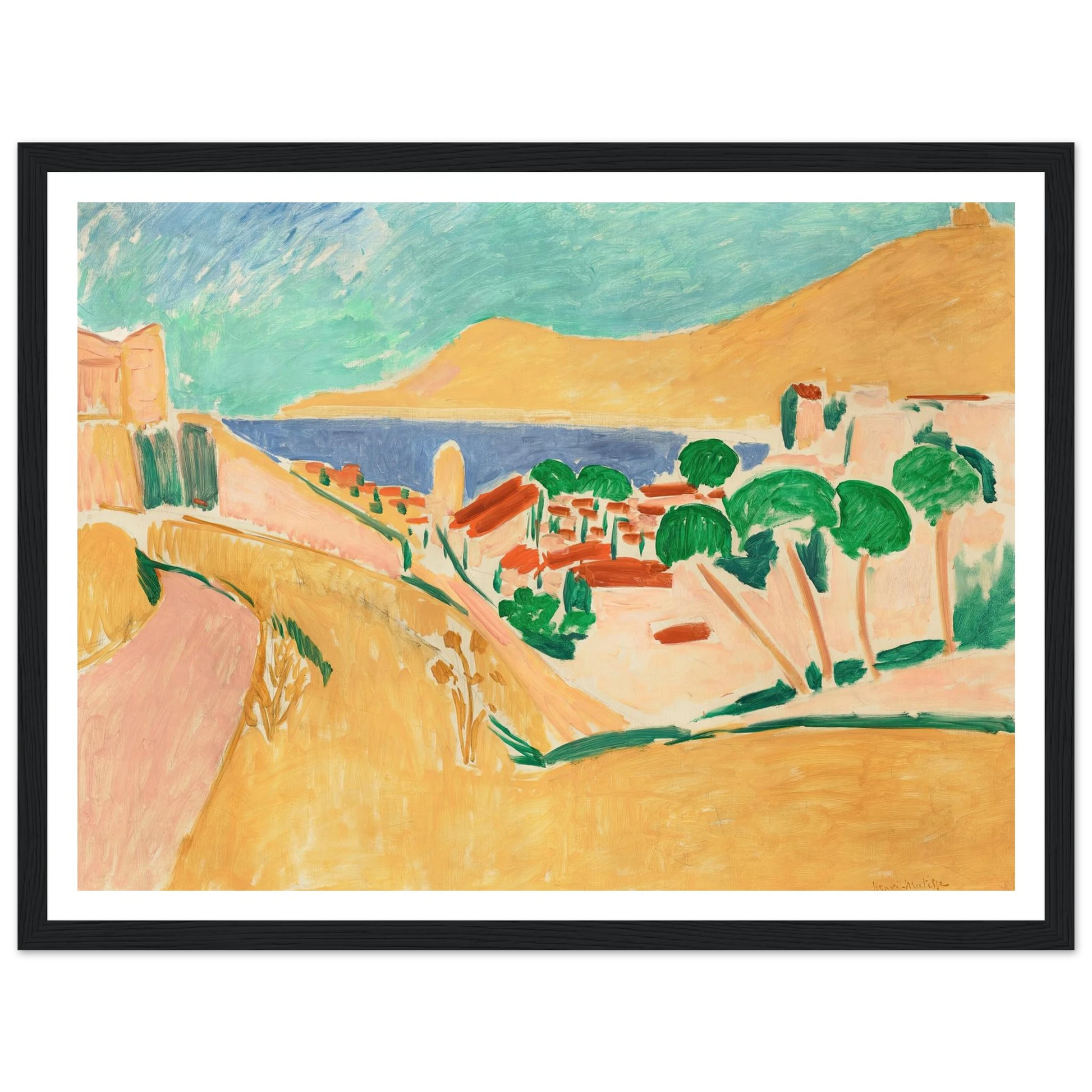 Collioure en août (circa 1911) Art Print | Henri Matisse-Quipham Collections