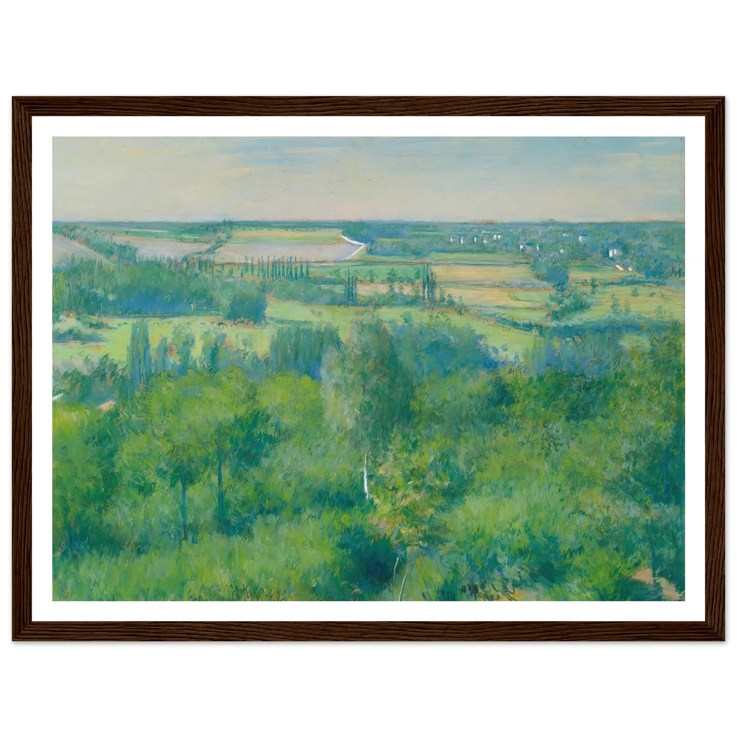 La Vallée De L’yerres (1877) Art Print | Gustave Caillebotte-Quipham Collections