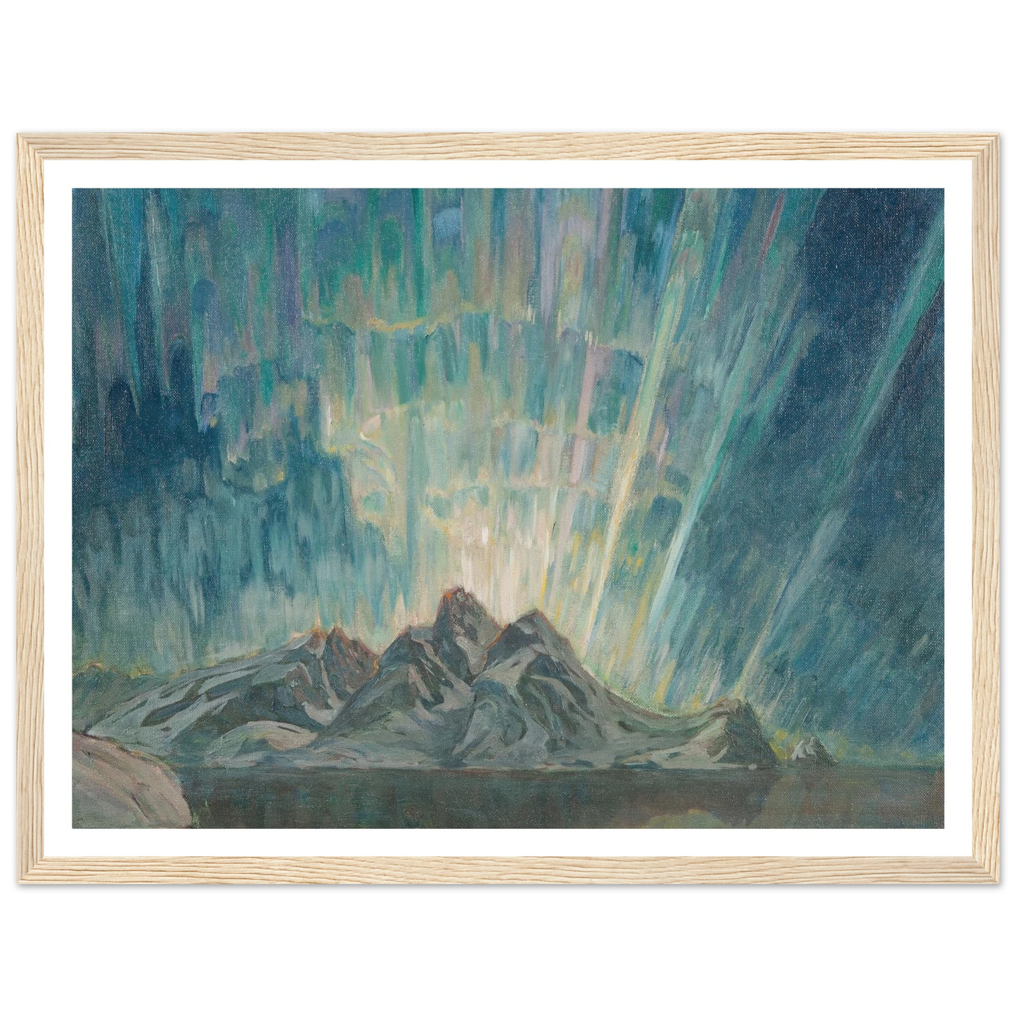 Northern Lights.Study from North Norway Art Print | Anna Boberg-Quipham Collections
