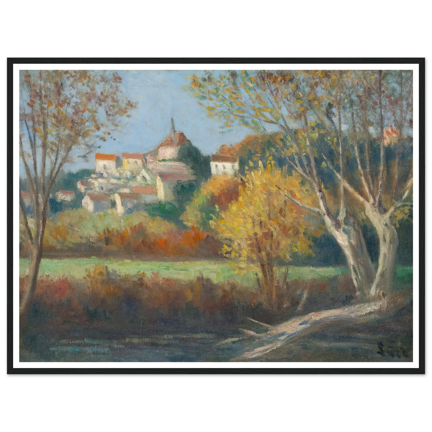 Rolleboise, Le Village Art Print | Maximilien Luce-Quipham Collections