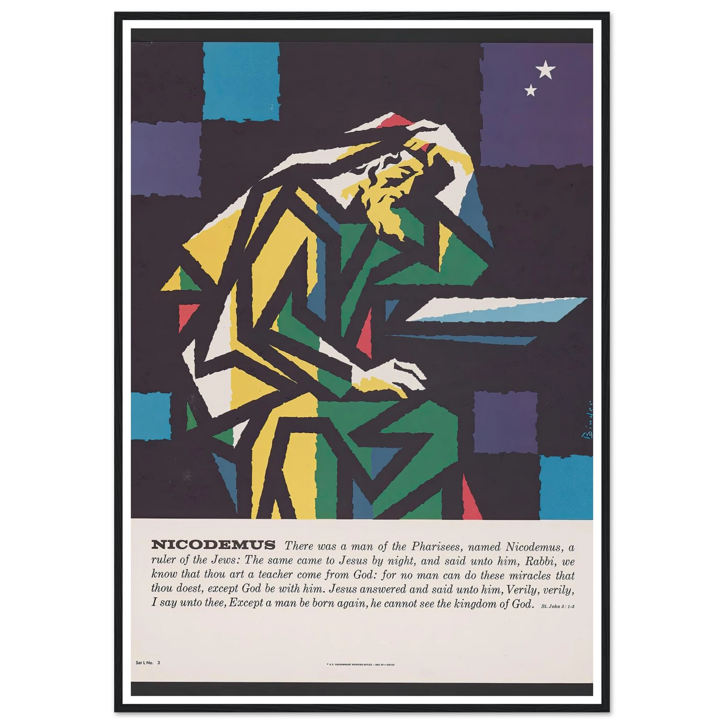 Nicodemus (1962) Art Print | Joseph Binder-Quipham Collections