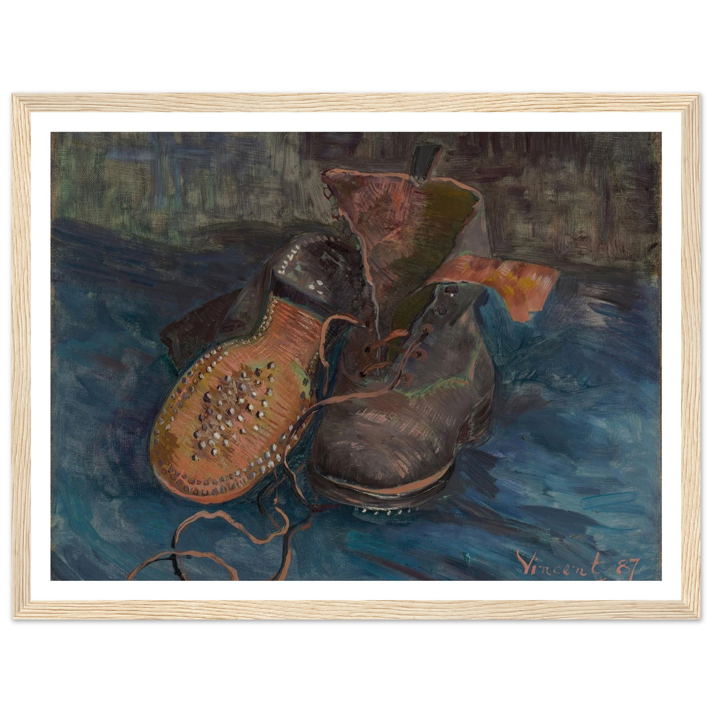 A Pair of Boots (1887) Art Print | Vincent van Gogh-Quipham Collections