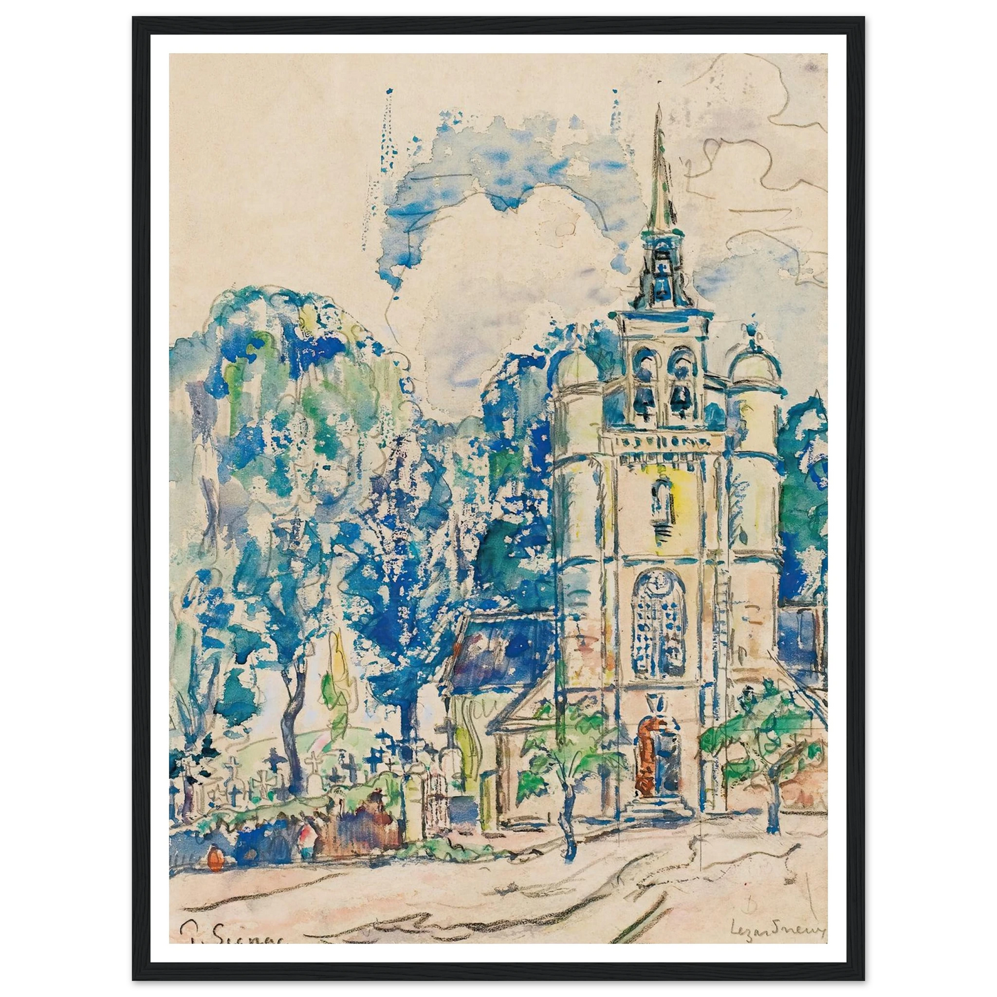 Lezardieux Art Print | Paul Signac-Quipham Collections
