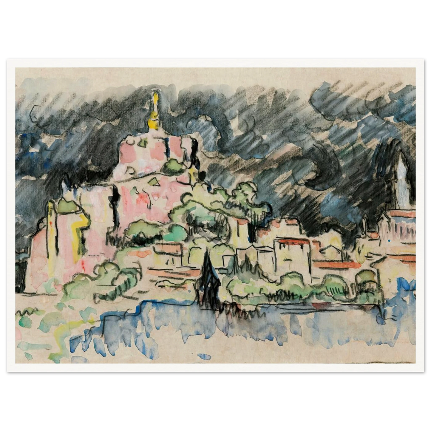Le Puy-En-Velay, Ciel D’orage Art Print | Paul Signac-Quipham Collections