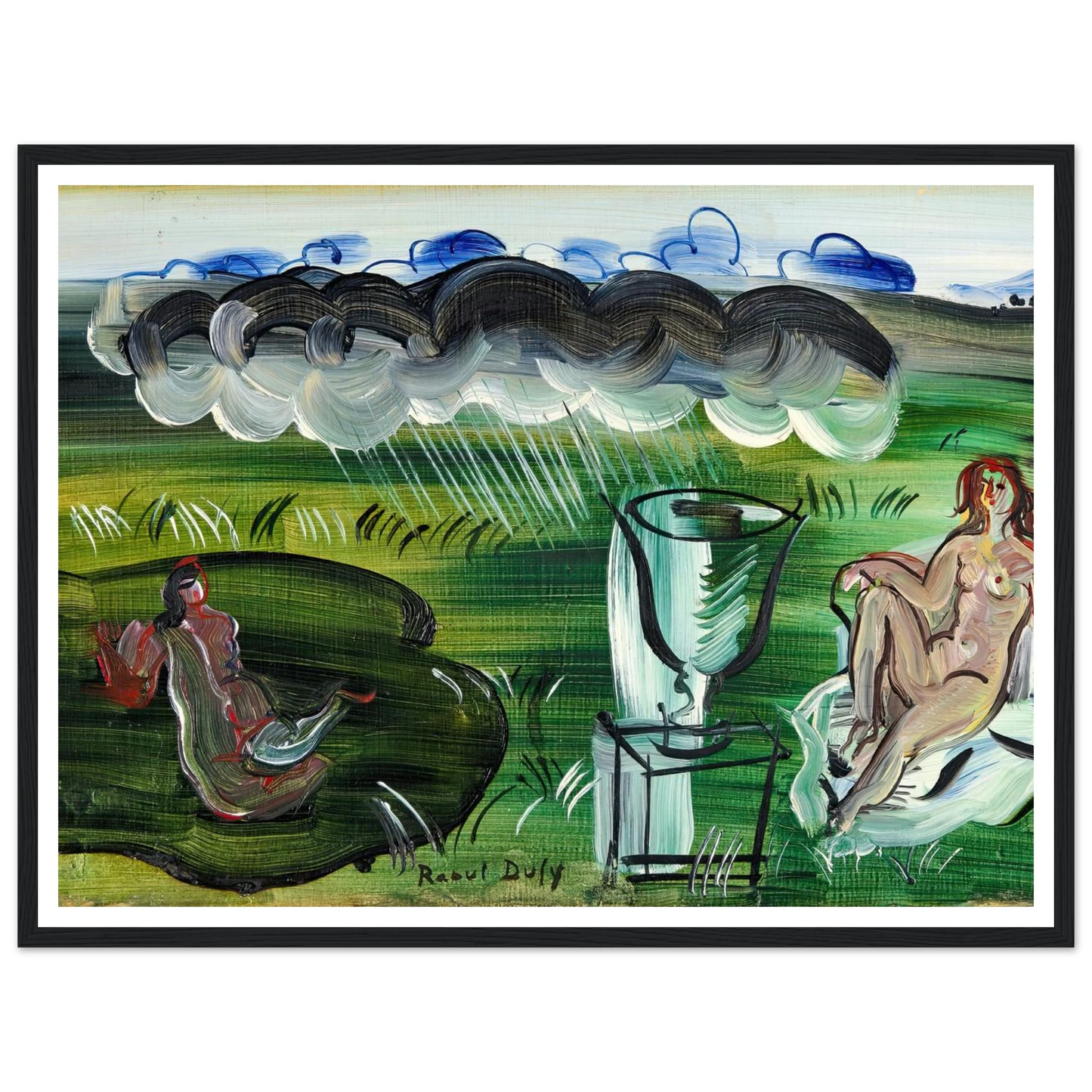 Composition avec vase et nus (1942) Art Print | Raoul Dufy-Quipham Collections