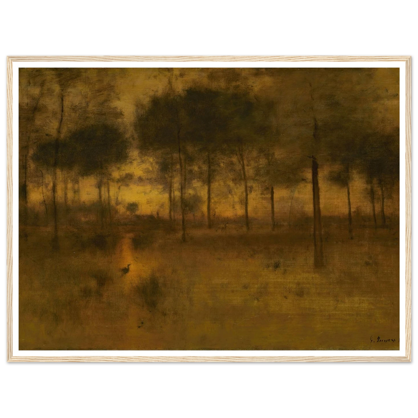 The Home of the Heron Art Print | George Inness-Quipham Collections
