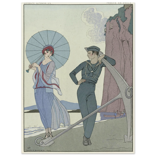 Joie de vivre; Falbalas et Fanfreluches (1923) Art Print | George Barbier-Quipham Collections