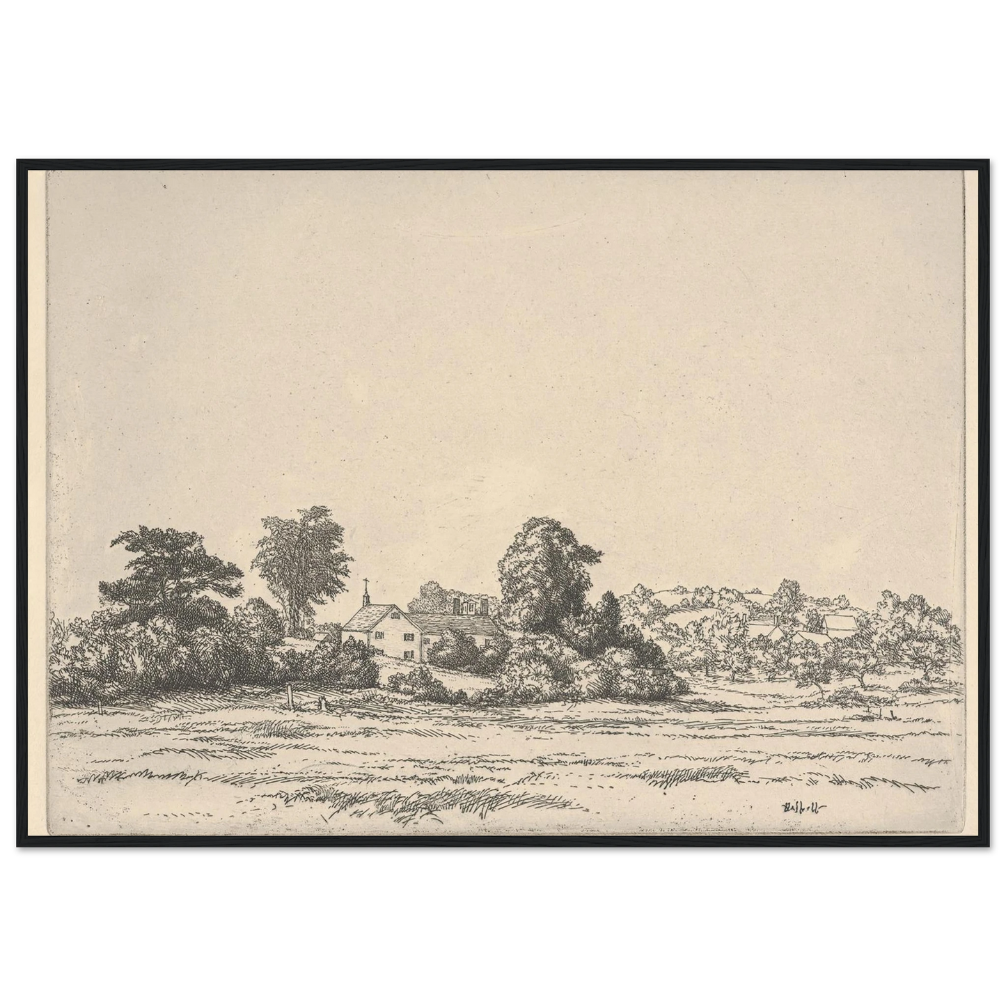 Farm and Meadows (1900-1925) Art Print | Ernest Haskell-Quipham Collections