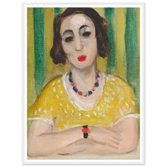 Henriette, robe jaune (1923) Art Print | Henri Matisse-Quipham Collections