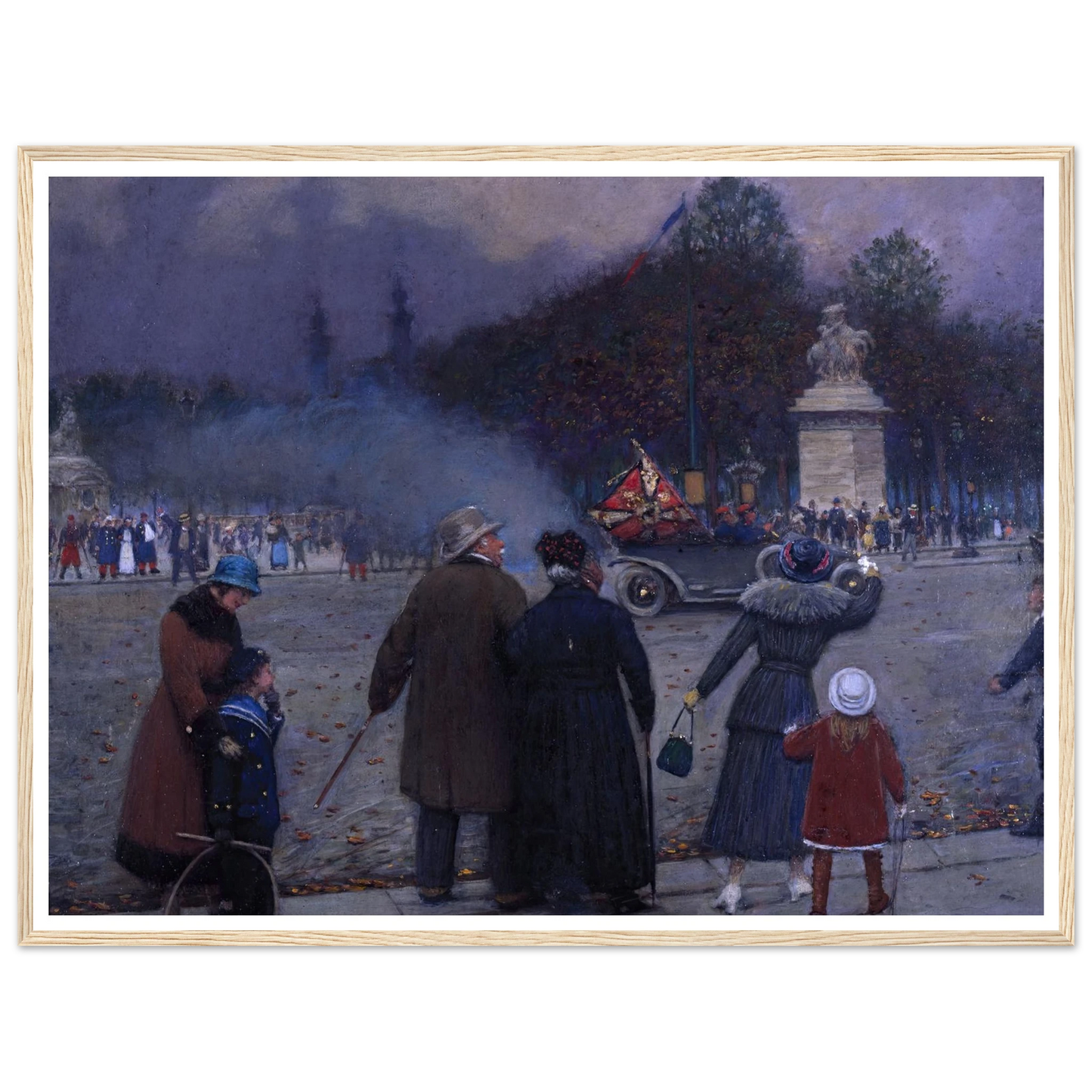 Drapeau allemand porté aux Invalides (1914) Art Print | Jean Beraud-Quipham Collections
