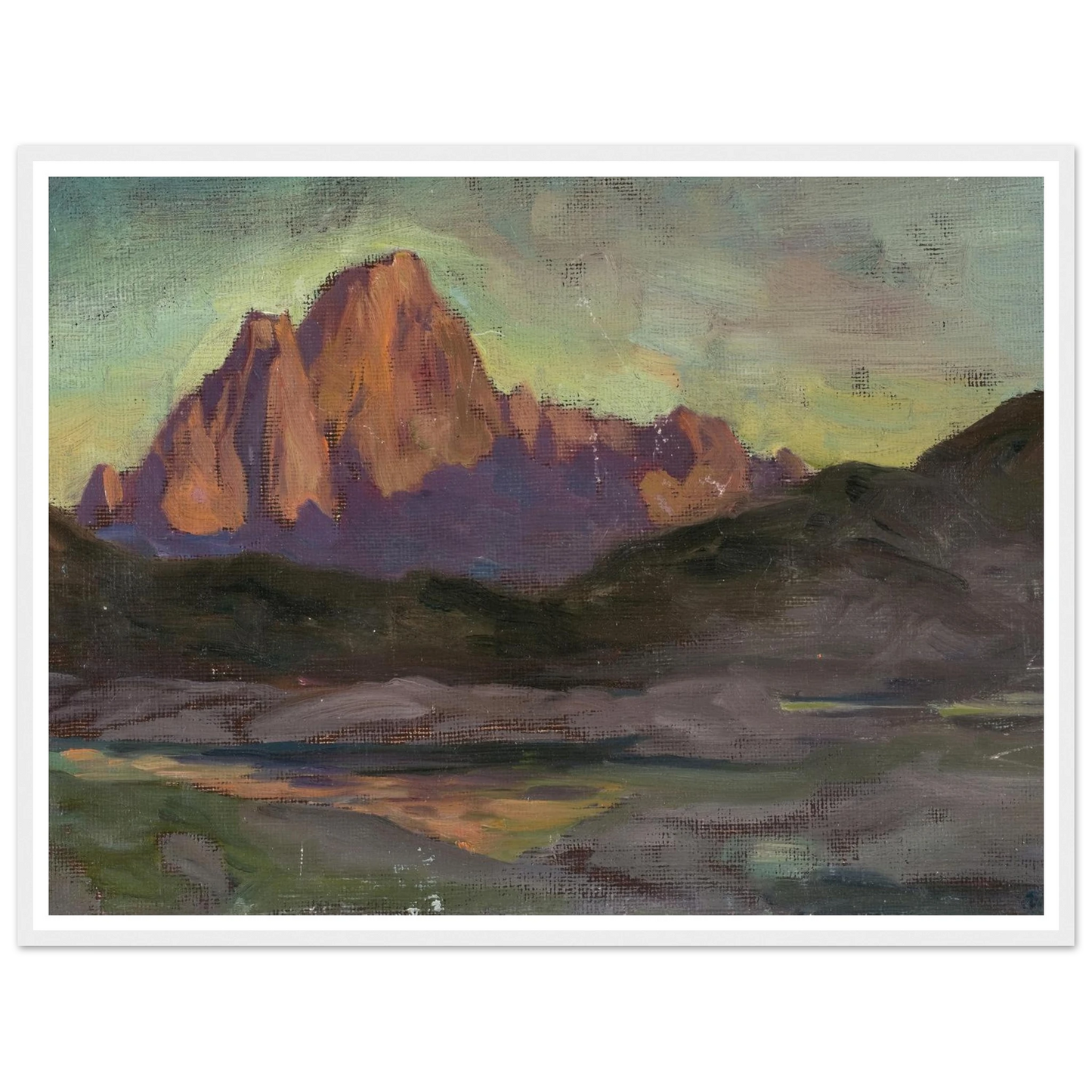 Vaagakallen. Study from Lofoten (1901) Art Print | Anna Boberg-Quipham Collections