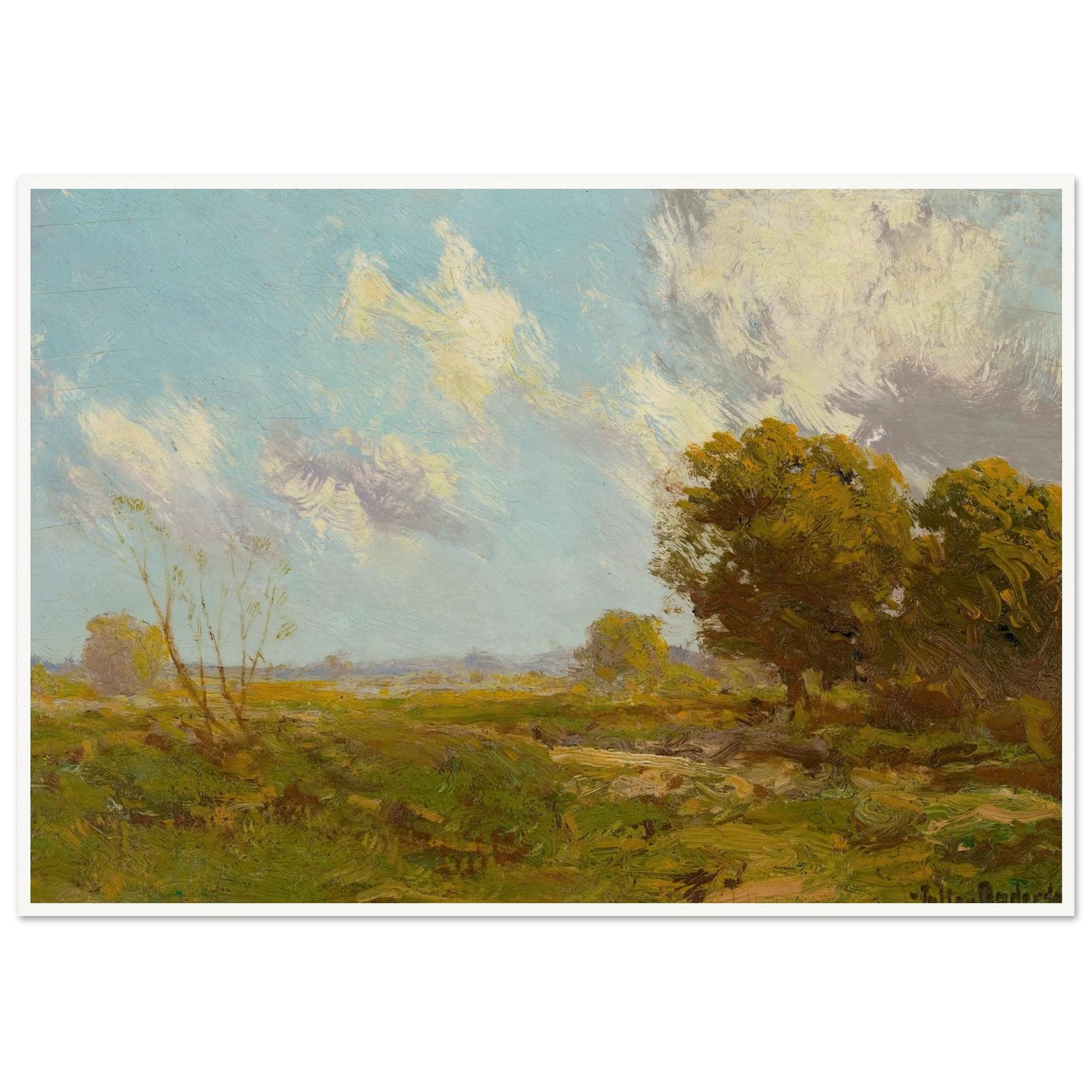 Late Afternoon (1909) Art Print | Julian Onderdonk-Quipham Collections