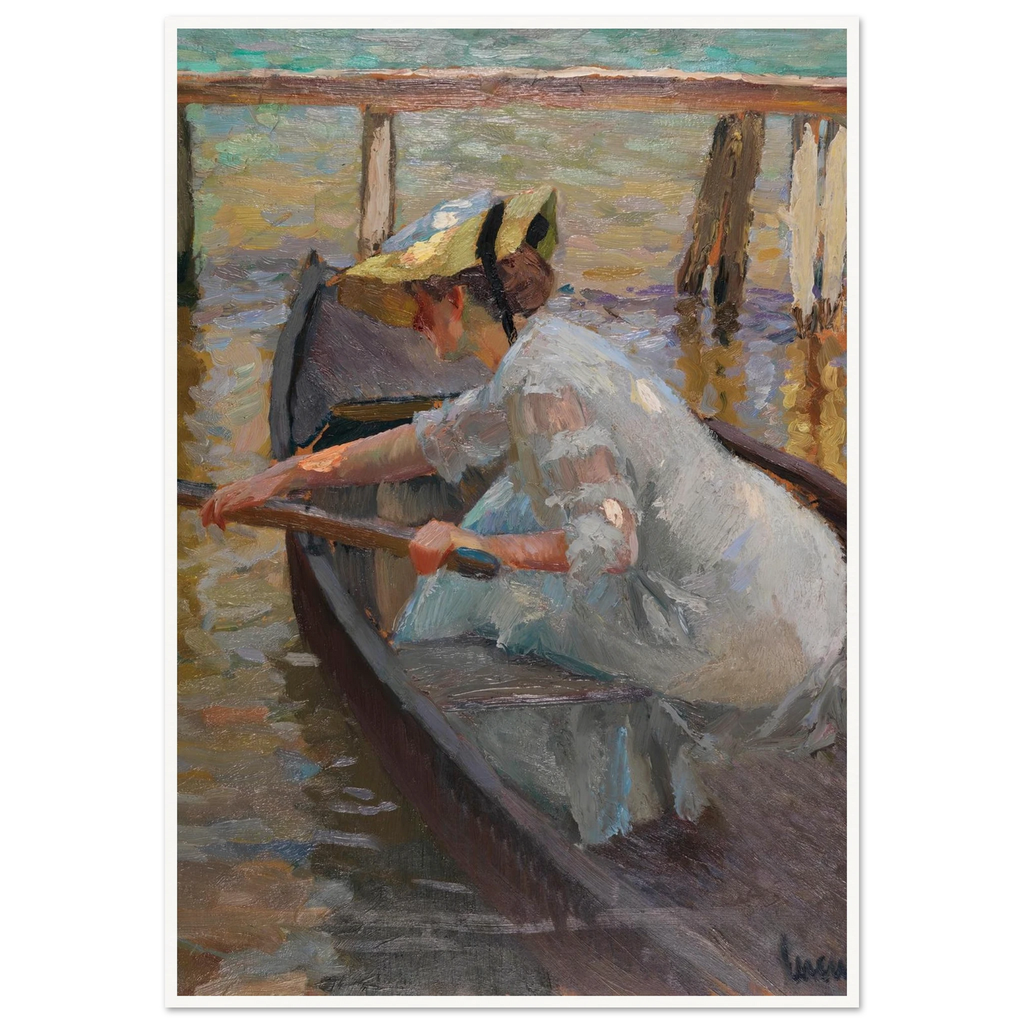 Evening trip (1920) Art Print | Edward Cucue-Quipham Collections