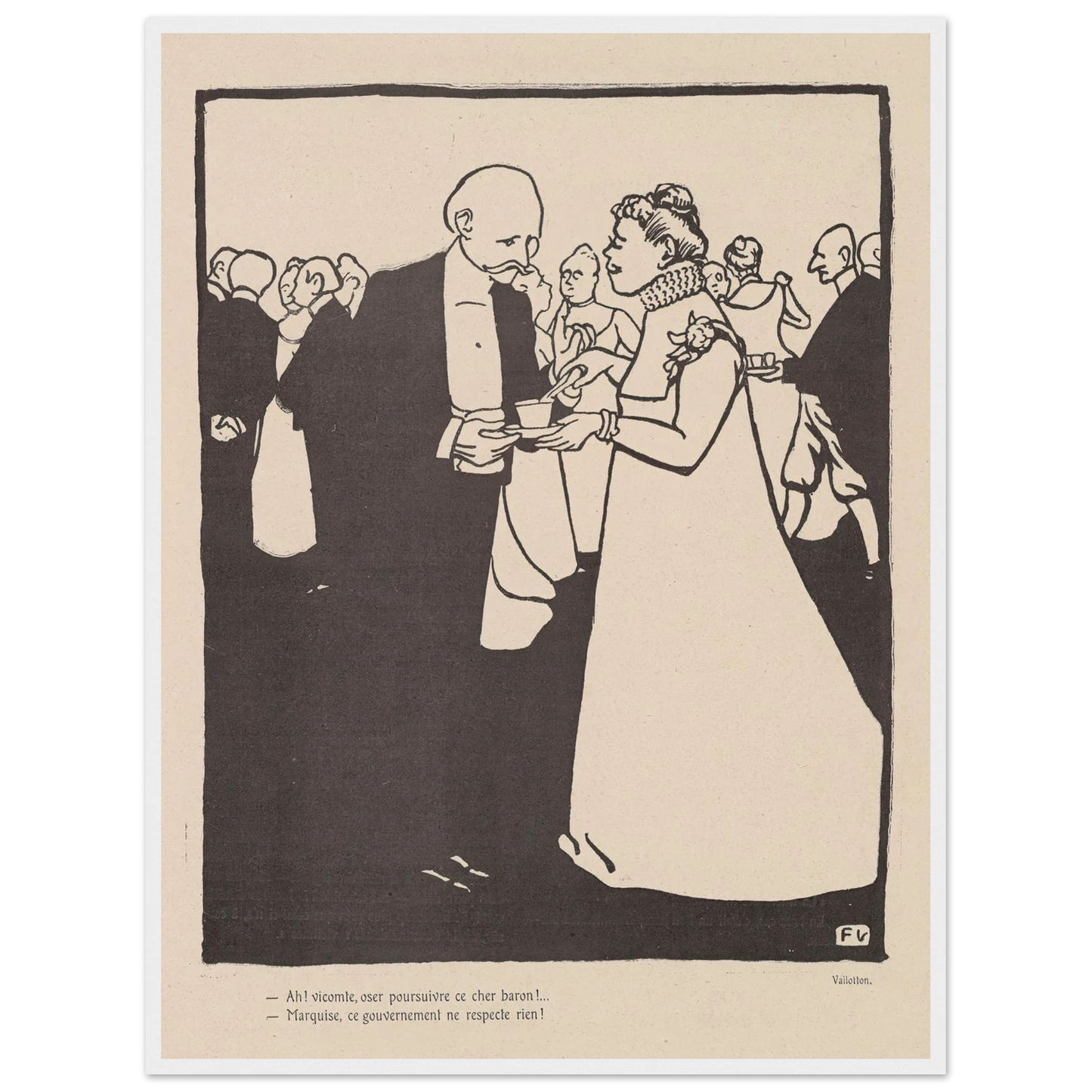 1er août 1903. Art Print | Felix Vallotton-Quipham Collections