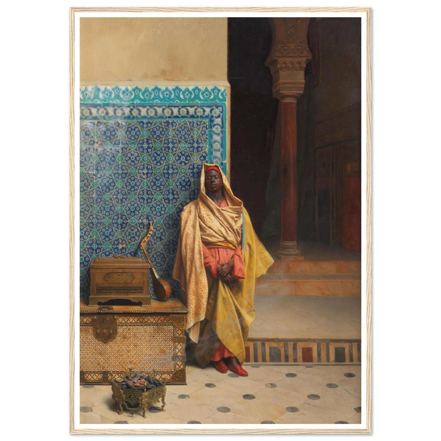 At the Mosque (1895) Art Print | Ludwig Deutsch-Quipham Collections