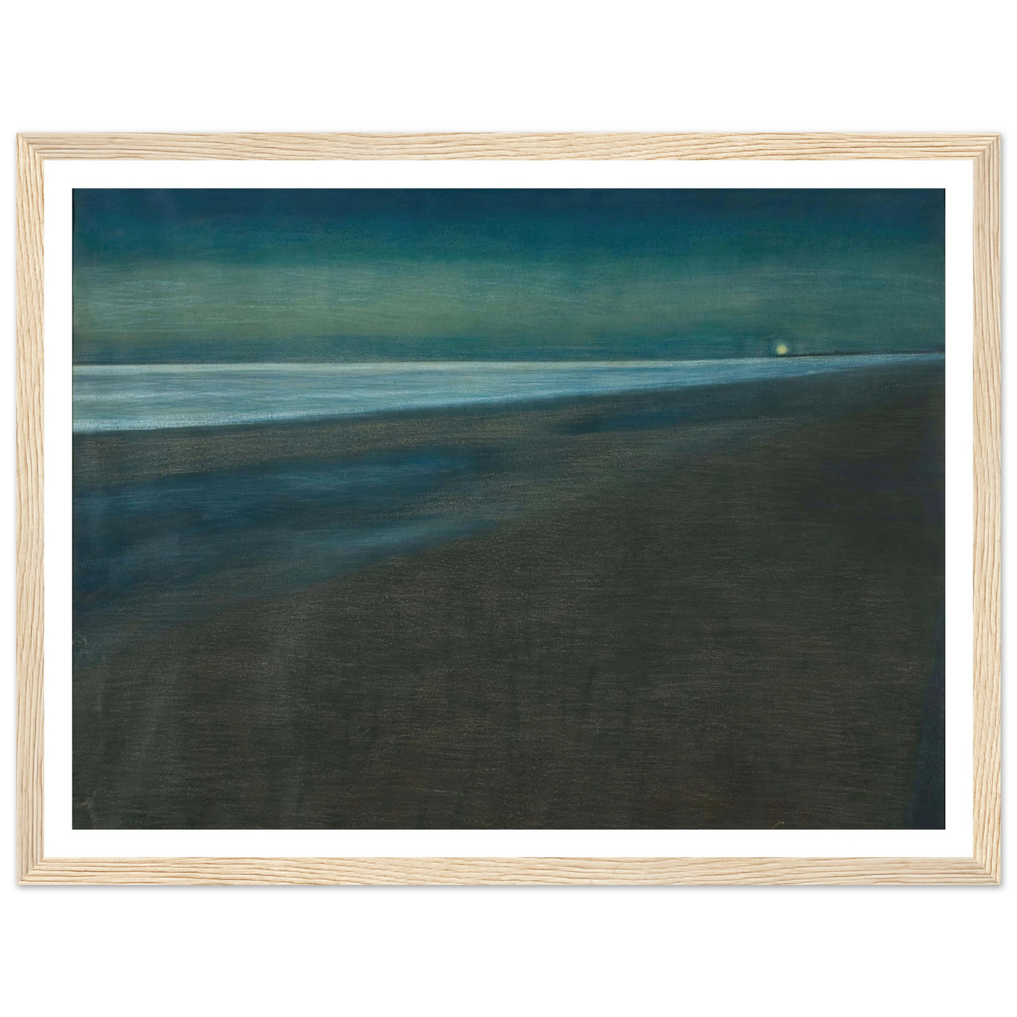 Beachview at night (1905) Art Print | Leon Spilliaert-Quipham Collections