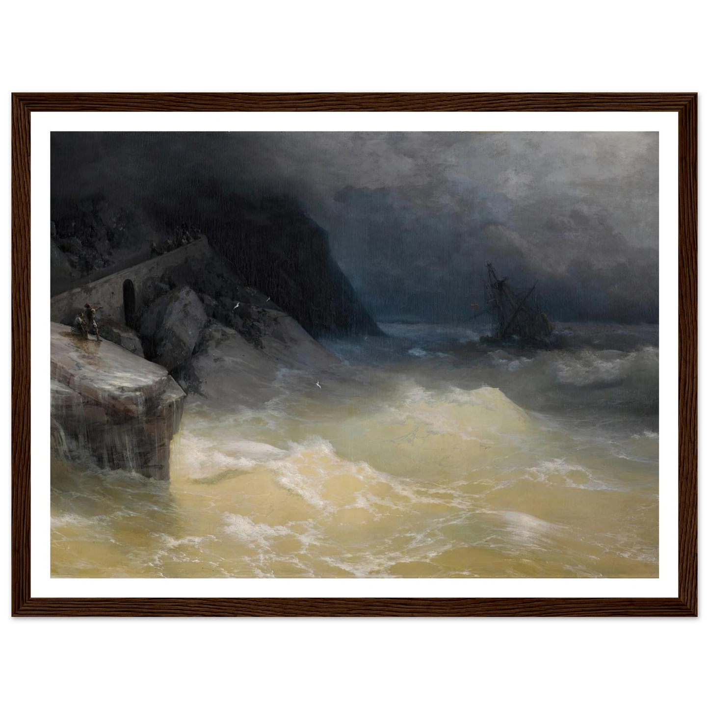 Shipwreck off the Black Sea Coast ( 1887) Art Print | Ivan Konstantinovich Aivazovsky-Quipham Collections