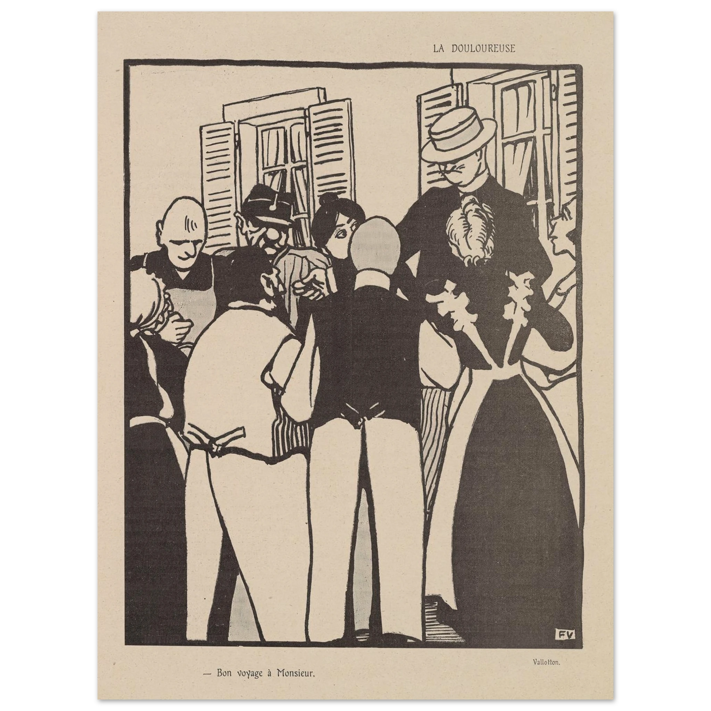22 août 1903. Art Print | Felix Vallotton-Quipham Collections