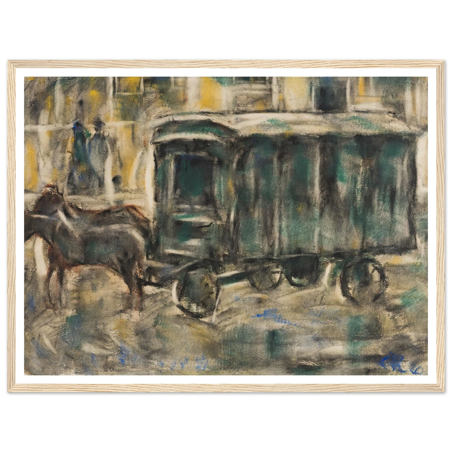 Möbelwagen (1919) Art Print | Christian Rohlfs-Quipham Collections