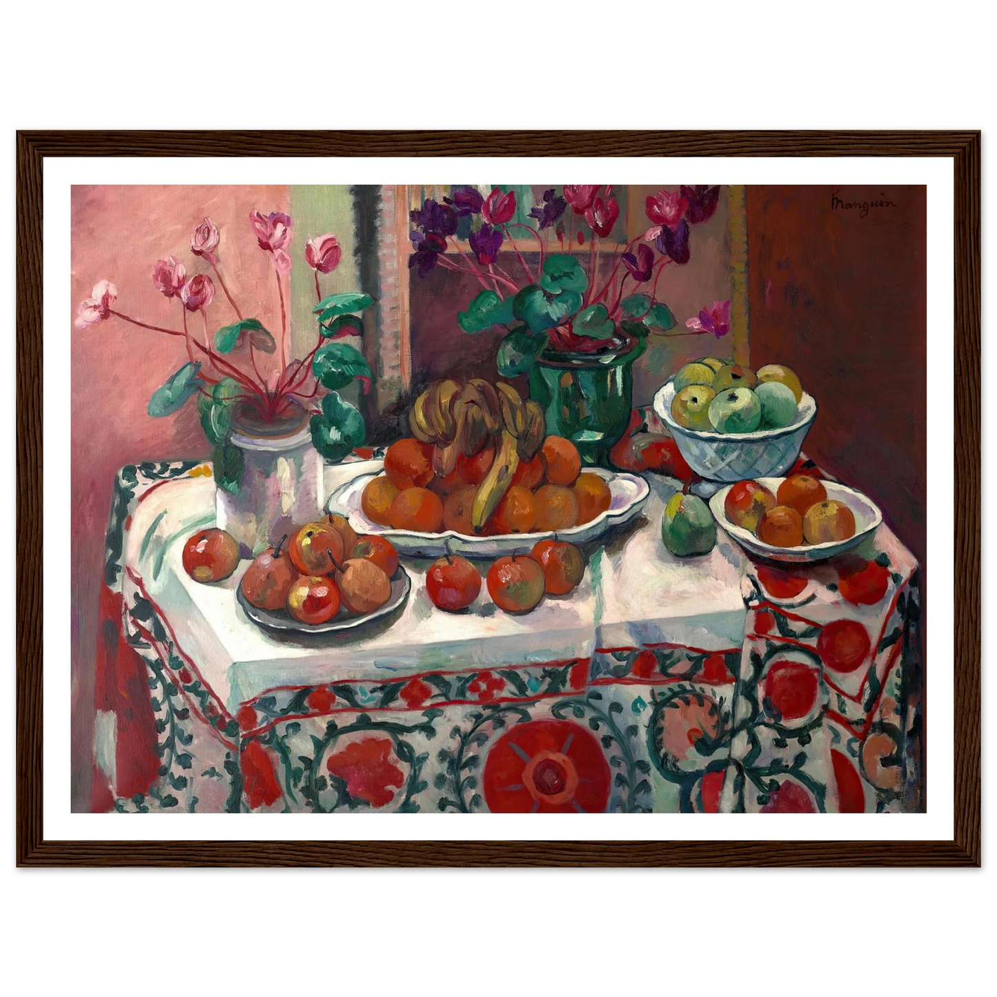 Nature morte aux cyclamens (1912) Art Print | Henri Manguin-Quipham Collections