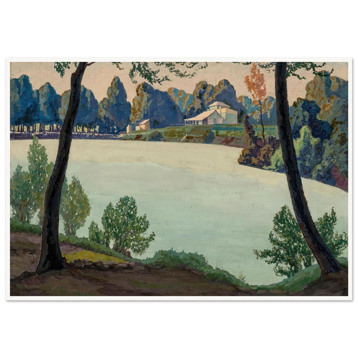 Silbersee bei Höflein (1924) Art Print | Max Kahrer-Quipham Collections
