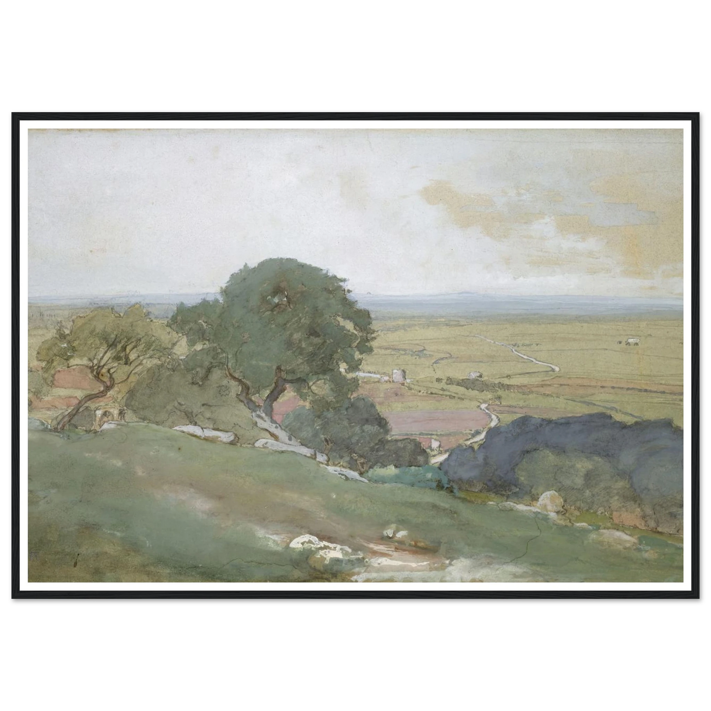 Olive Trees at Tivoli (1873) Art Print | George Inness-Quipham Collections
