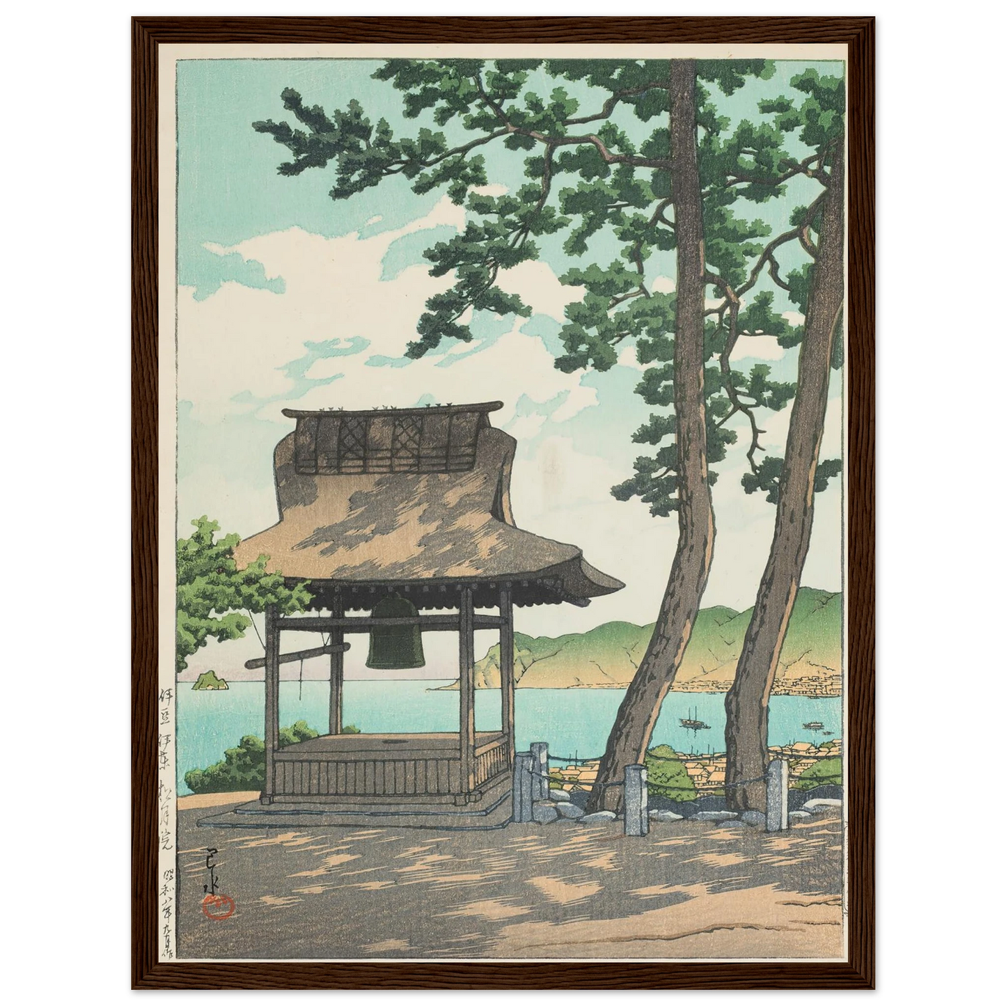 Izu Ito Shugetsuin (Shugetsu Temple in Ito, Izu) (1933) Art Print | Kawase Hasui-Quipham Collections