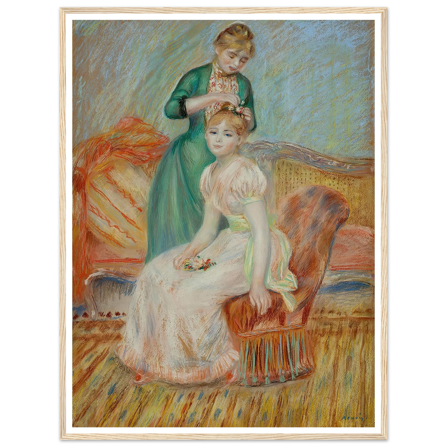 La Toilette (1889) Art Print | Pierre Auguste Renoir-Quipham Collections