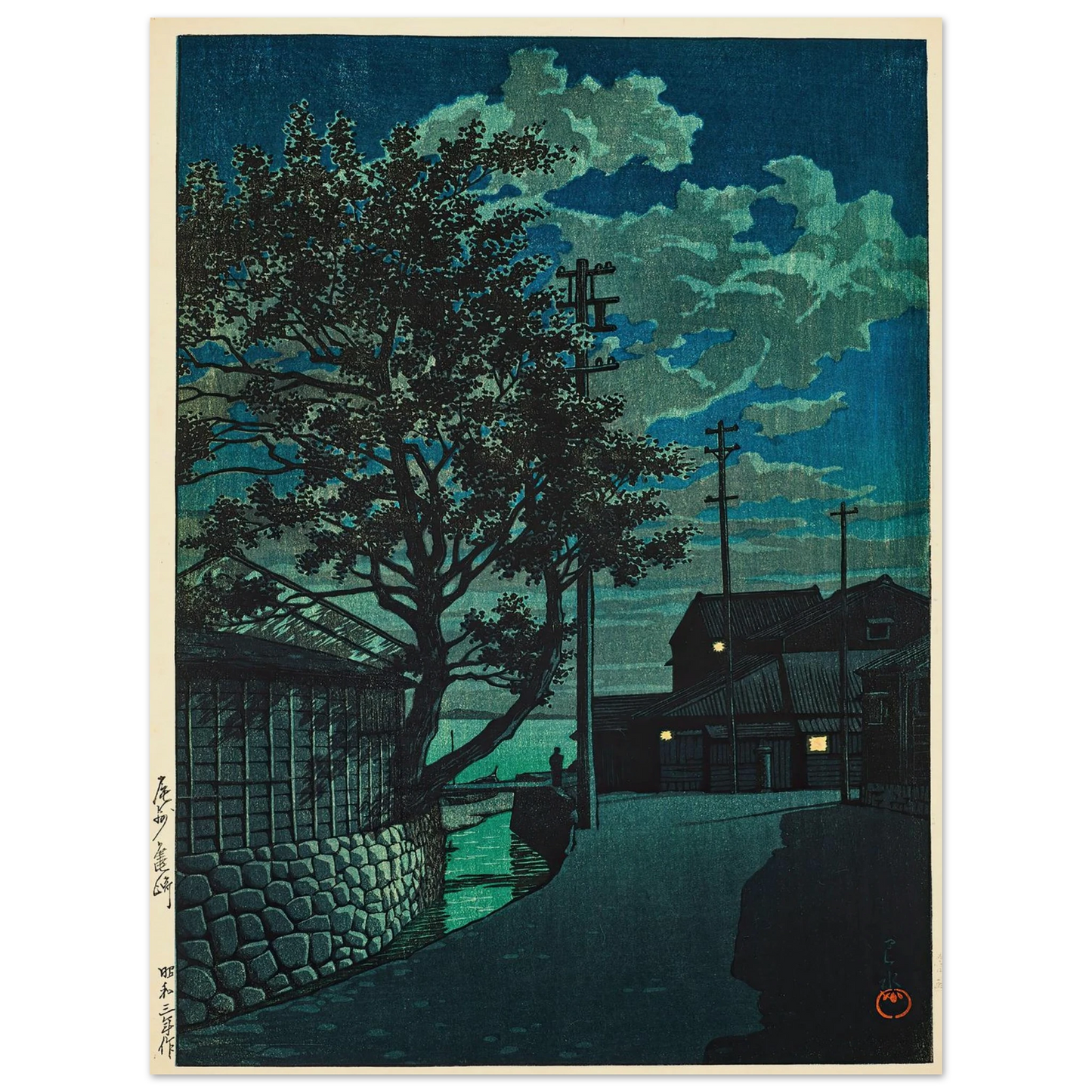 Kamezaki Bishu (1928) Art Print | Kawase Hasui-Quipham Collections