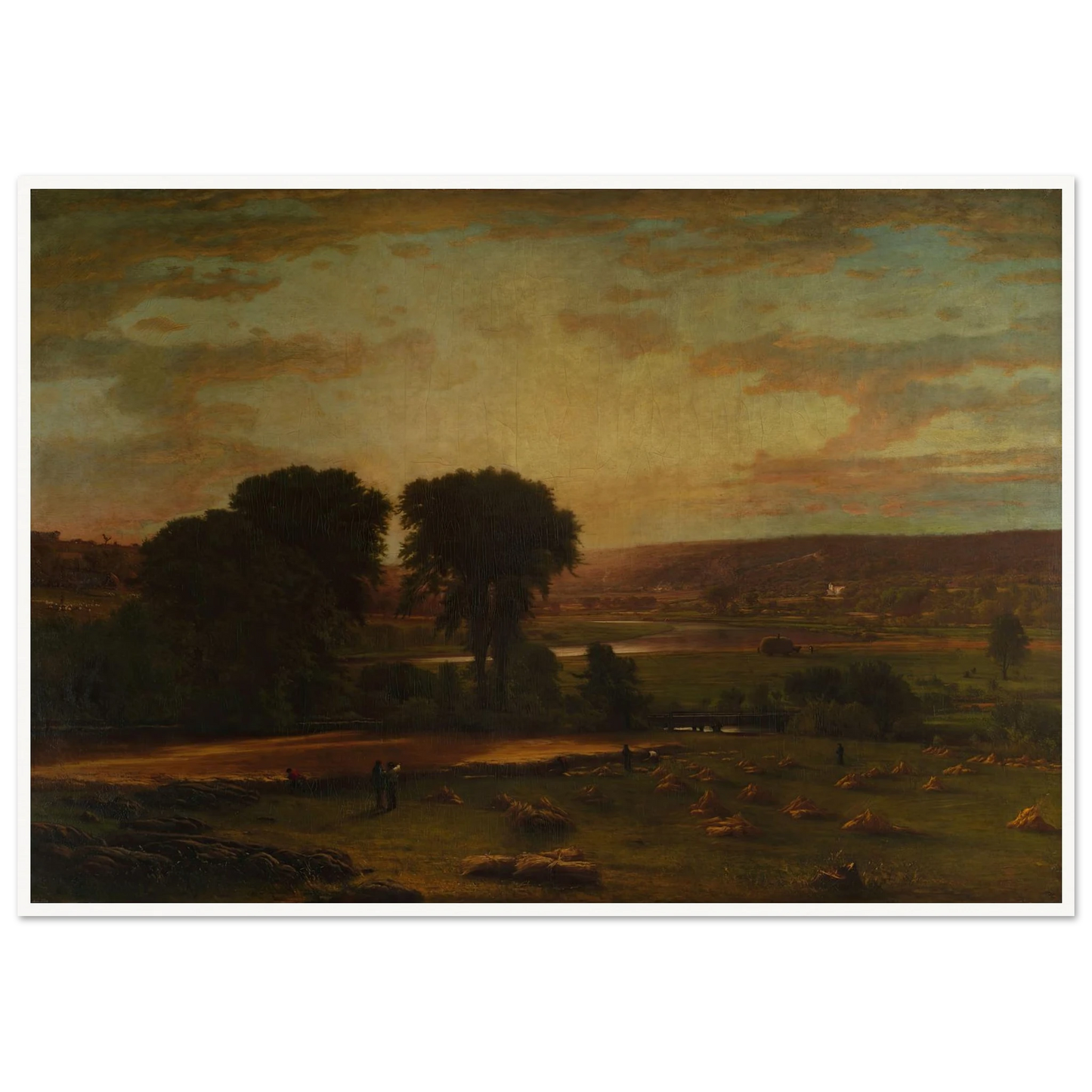 Peace and Plenty (1865) Art Print | George Inness-Quipham Collections