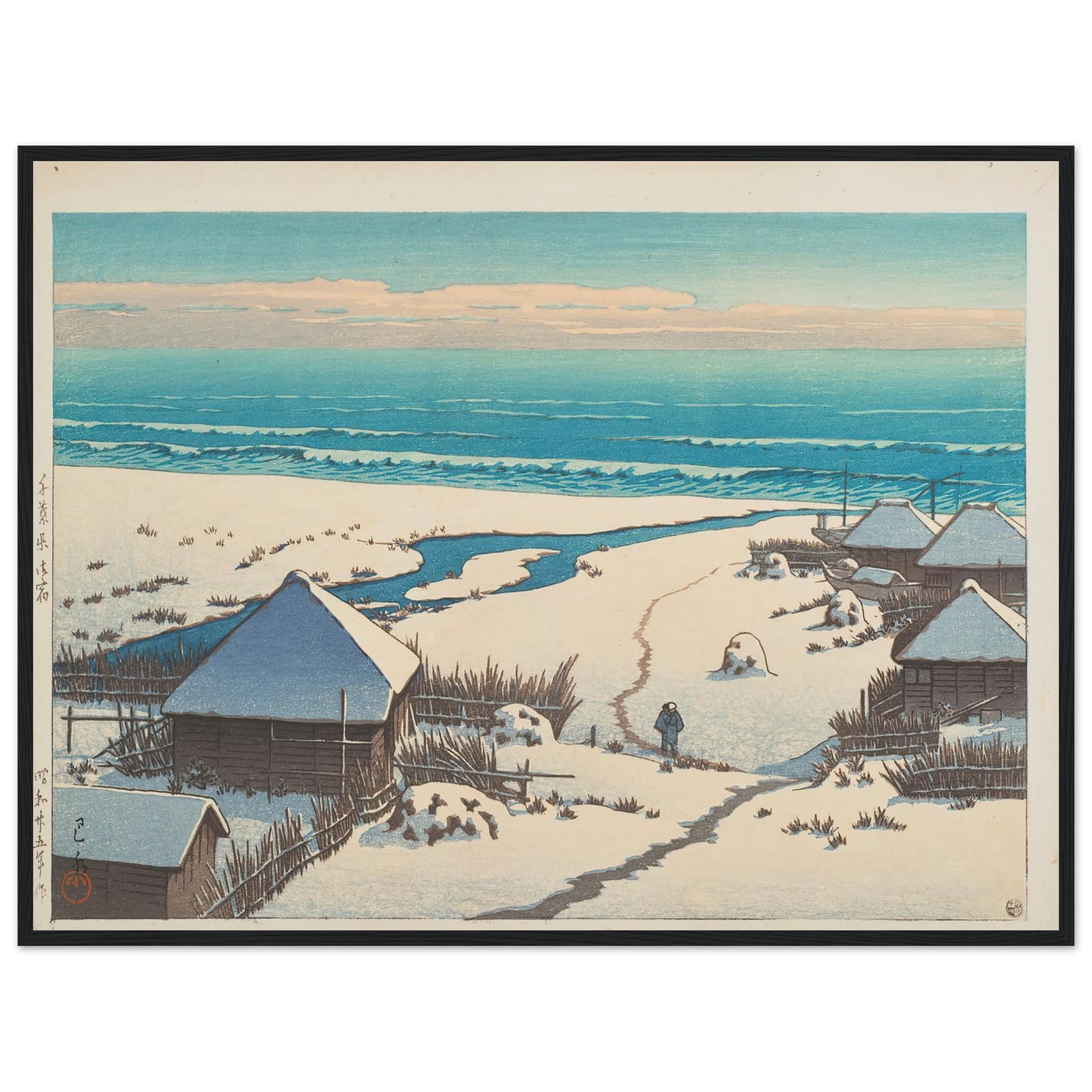 Chiba ken Onjuku (Onjuku, Chiba Prefecture) (1950) Art Print | Kawase Hasui-Quipham Collections