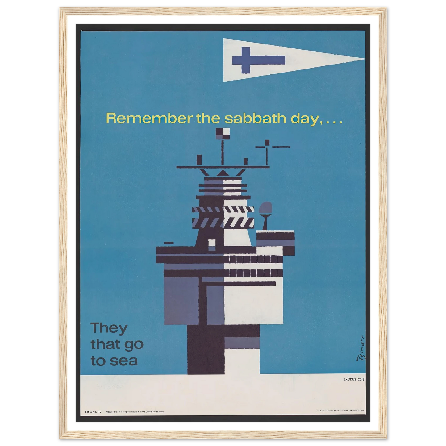 Remember the sabbath day (1963) Art Print | Joseph Binder-Quipham Collections