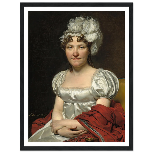 Madame David (1813) Art Print | Jacques Louis David-Quipham Collections