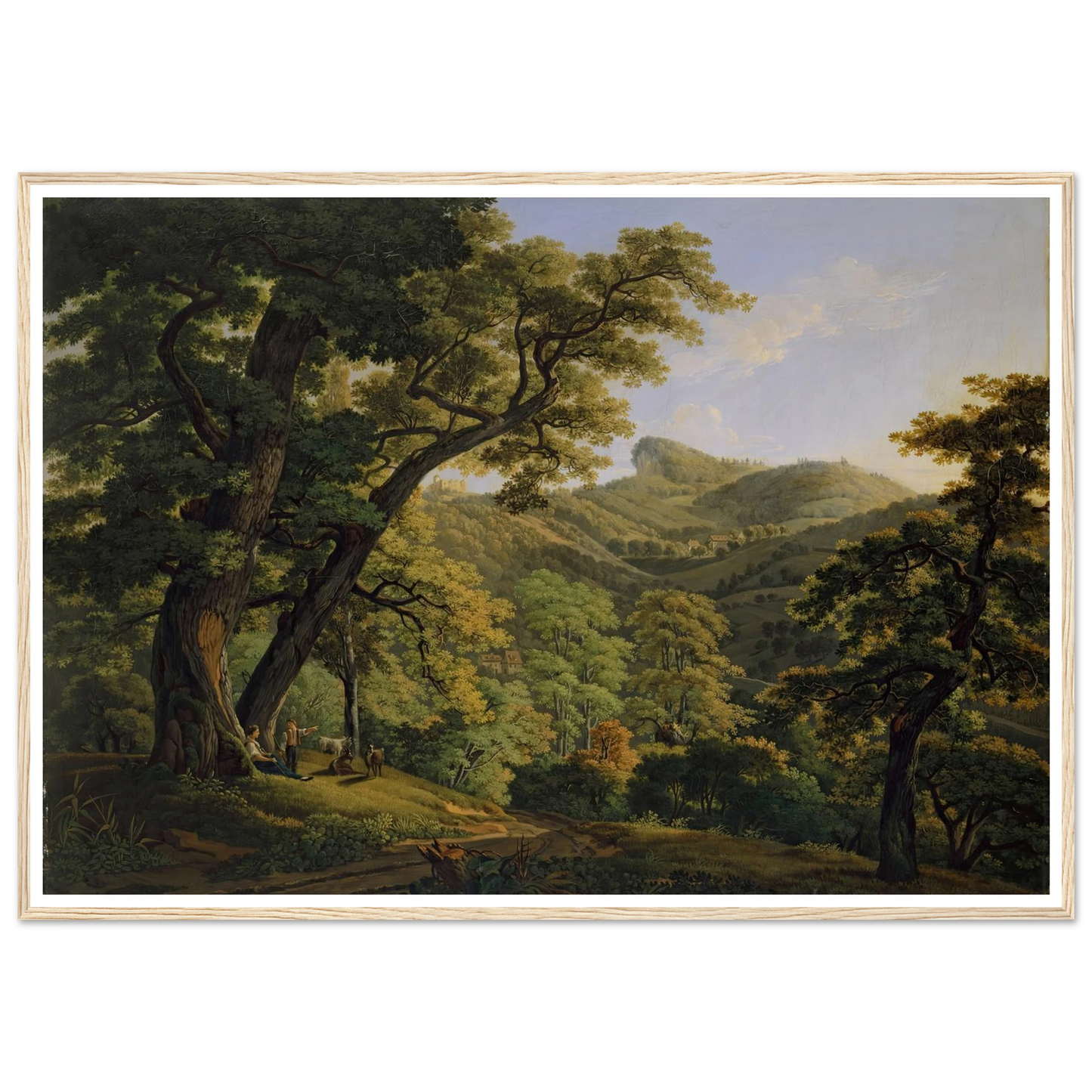 Neu-Schauenburg near Pratteln (1813) Art Print | Peter Birmann-Quipham Collections