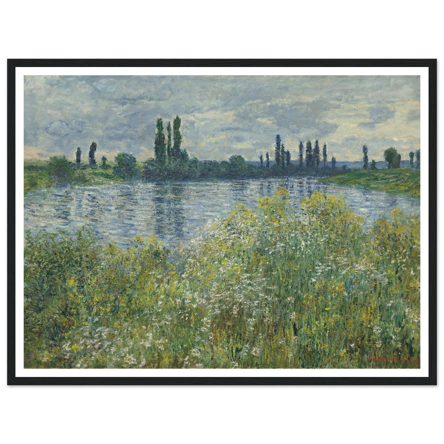 Banks of the Seine,Vétheuil (1880) Art Print | Claude Monet-Quipham Collections